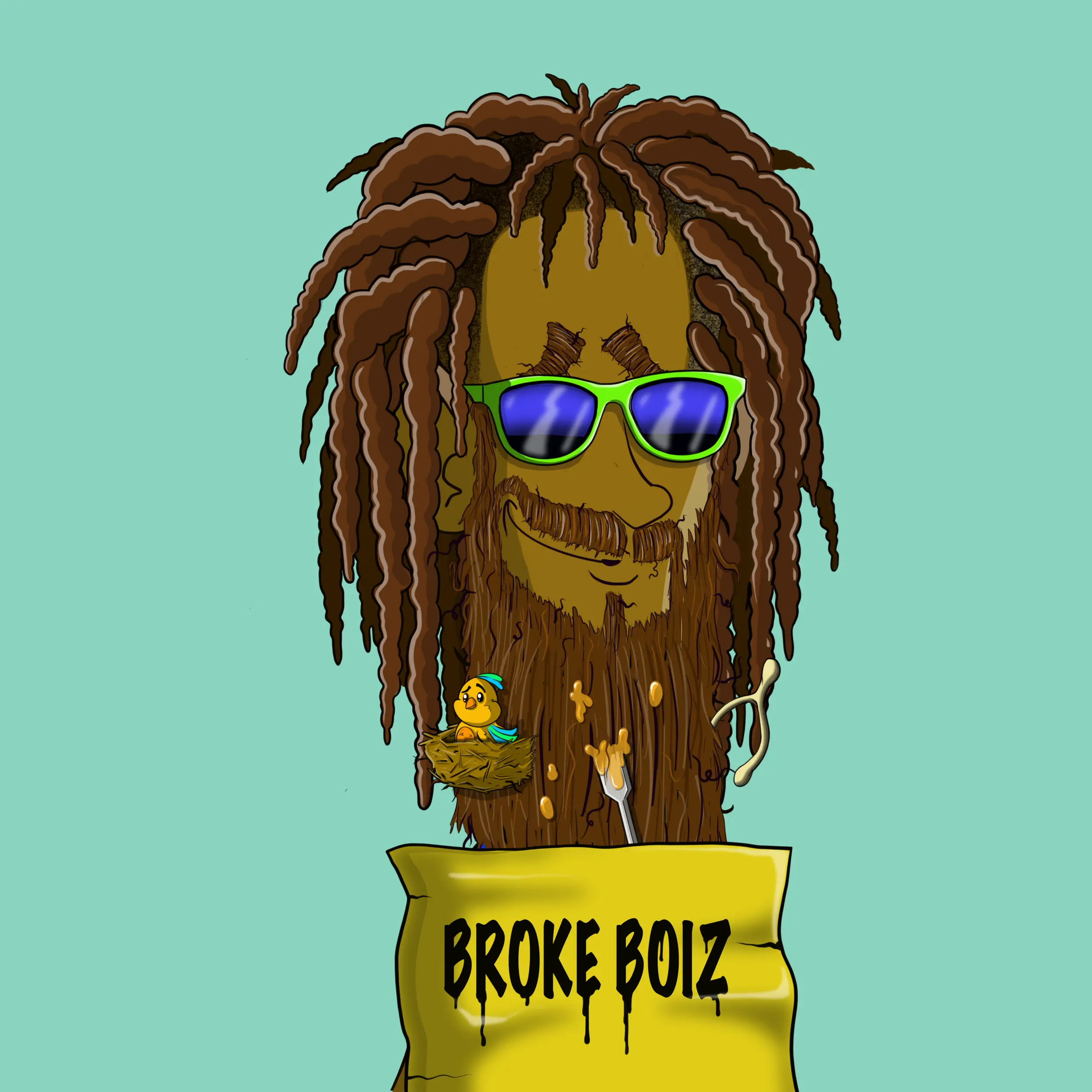 Broke Boiz #2888 NFT on Algorand