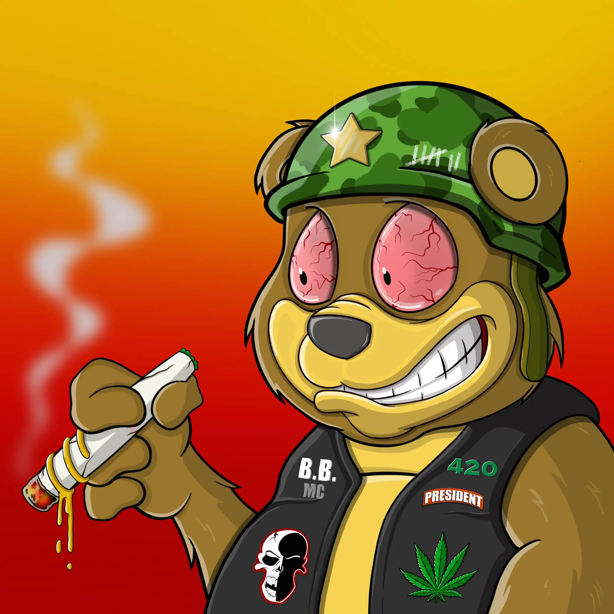 Burnin Bears #1104 NFT on Algorand