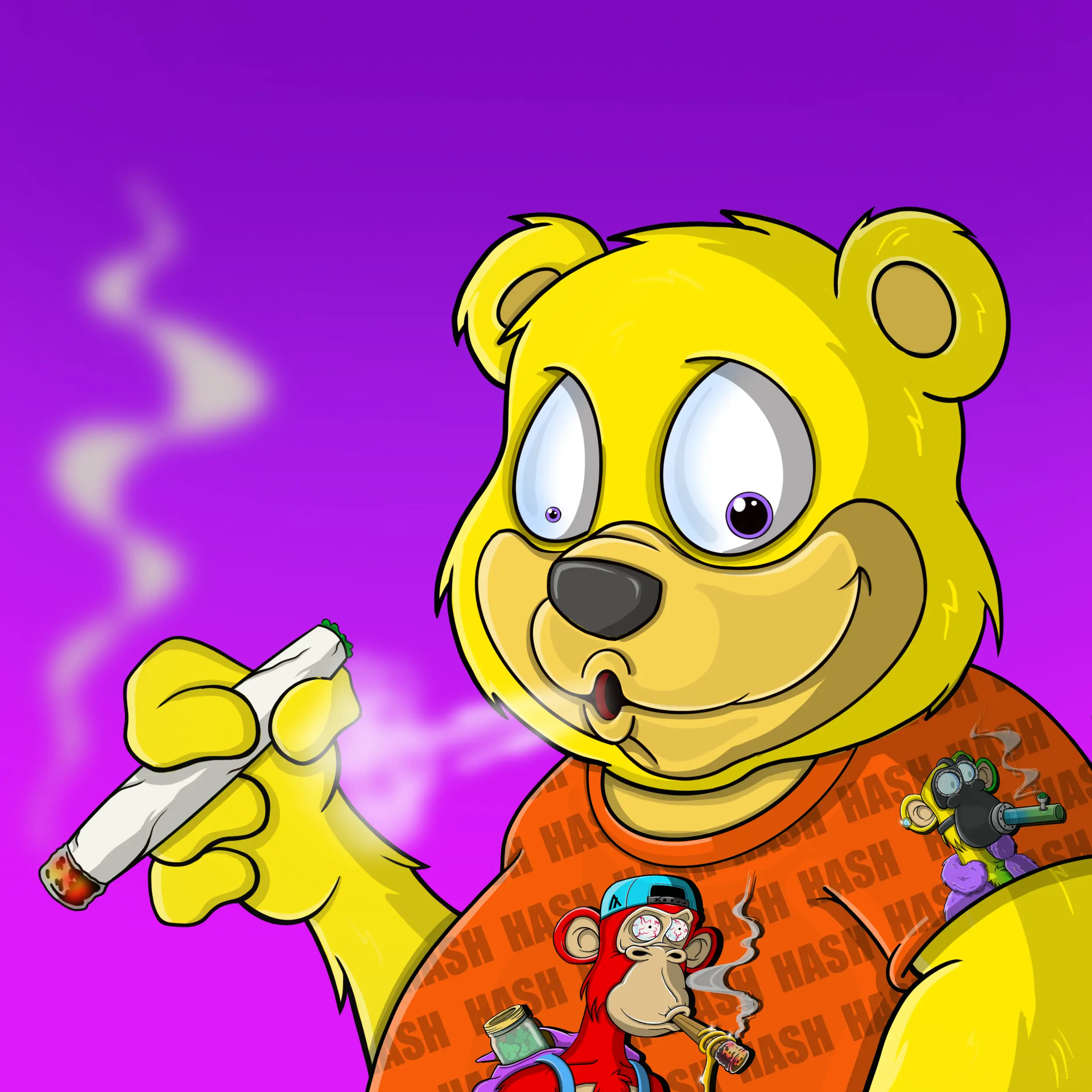 Burnin Bears #535 NFT on Algorand