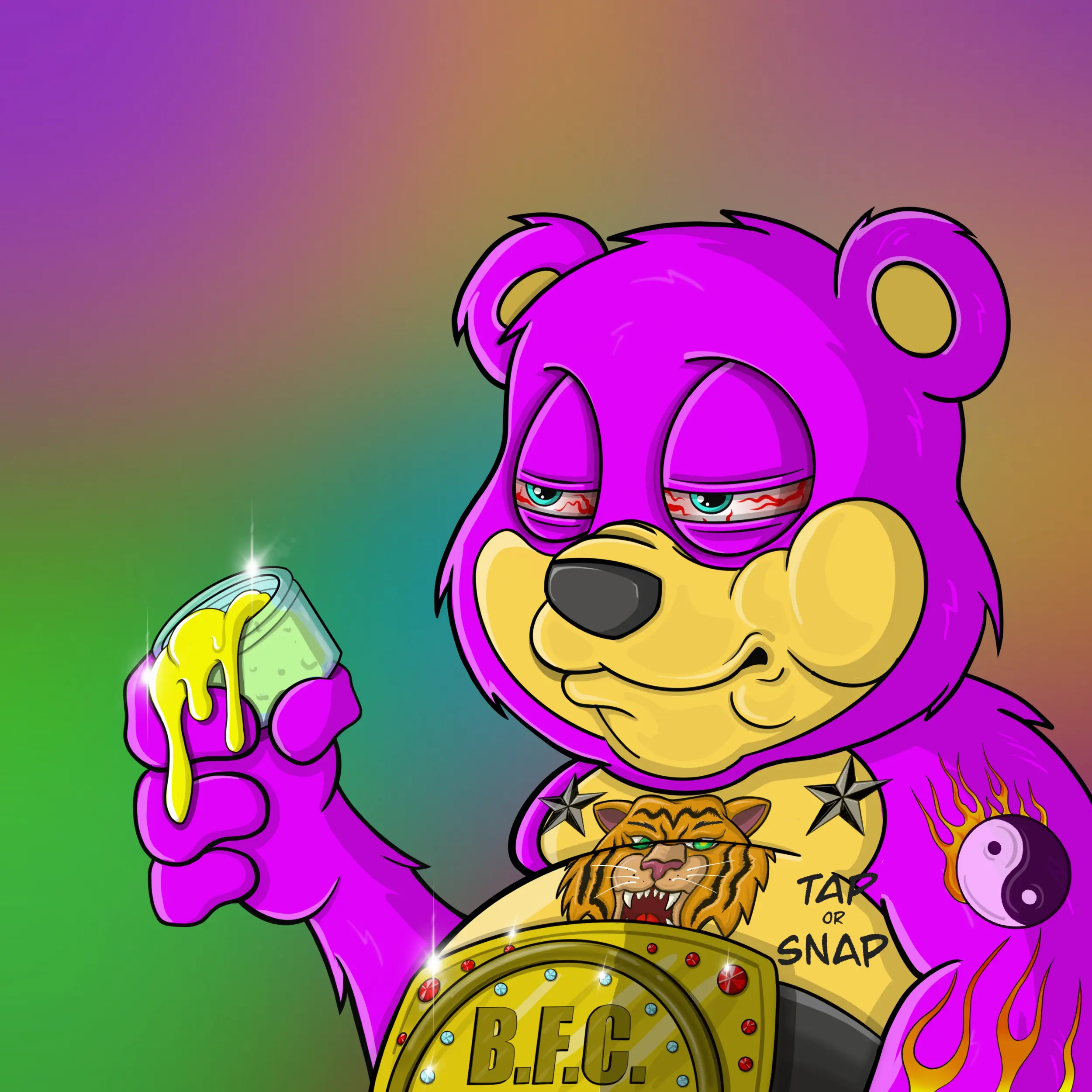 Burnin Bears #1533 NFT on Algorand
