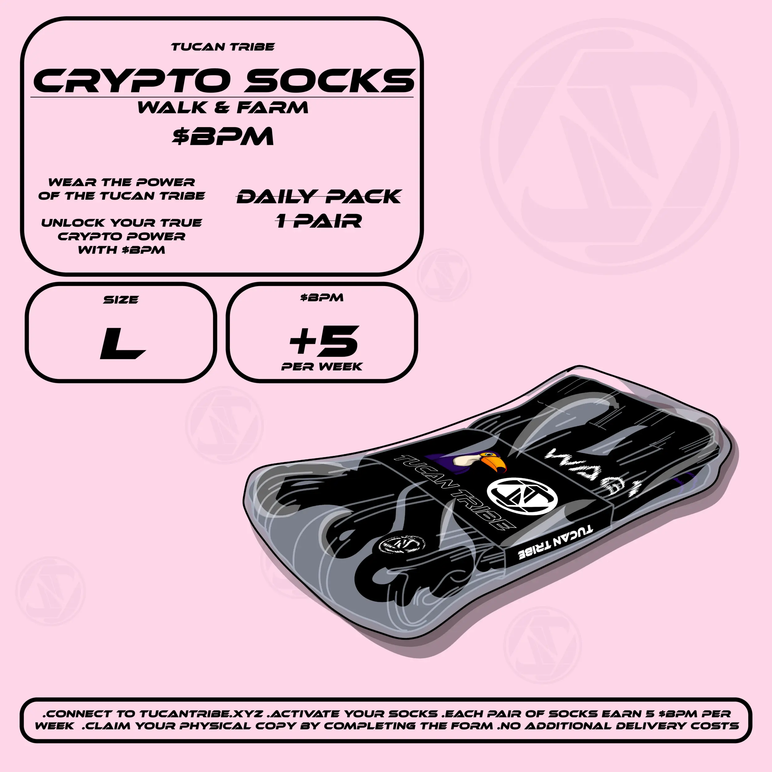Tucan Tribe Crypto Socks #339 NFT on Algorand