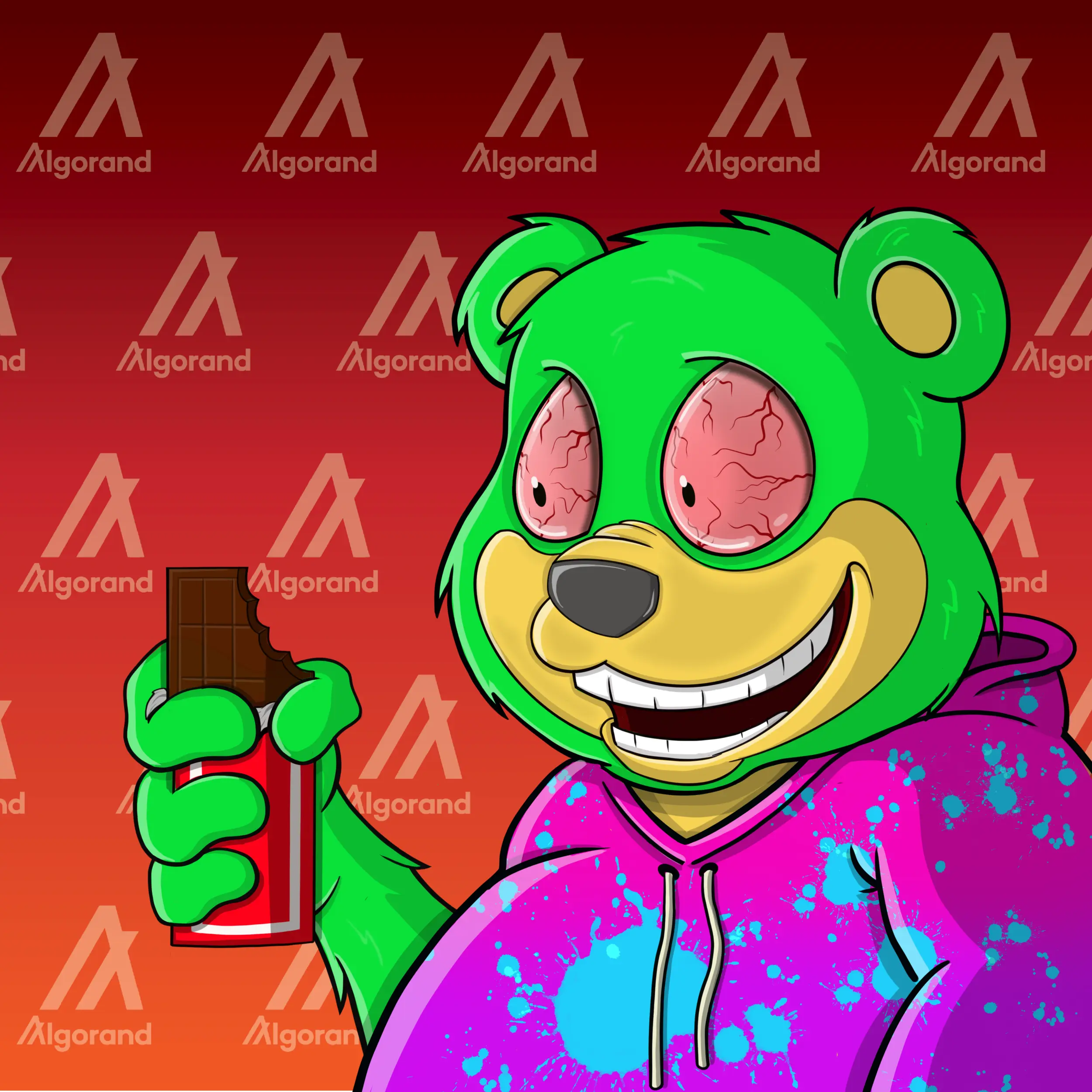 Burnin Bears #1826 NFT on Algorand