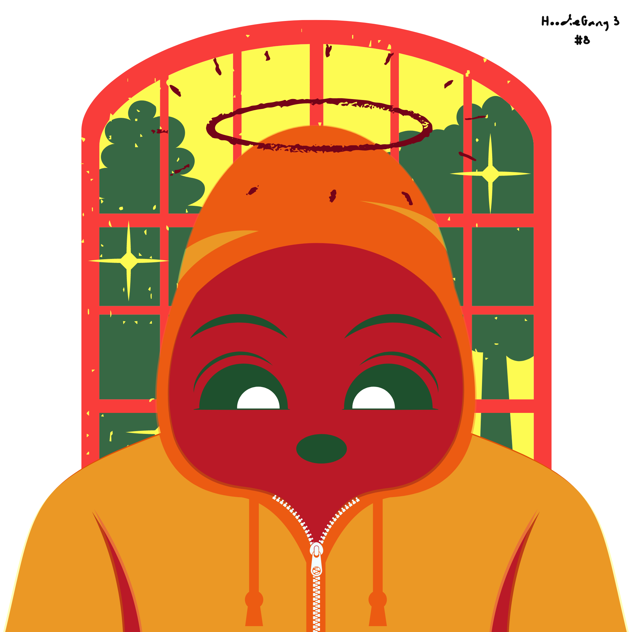 HoodieGang3 #8 NFT on Algorand
