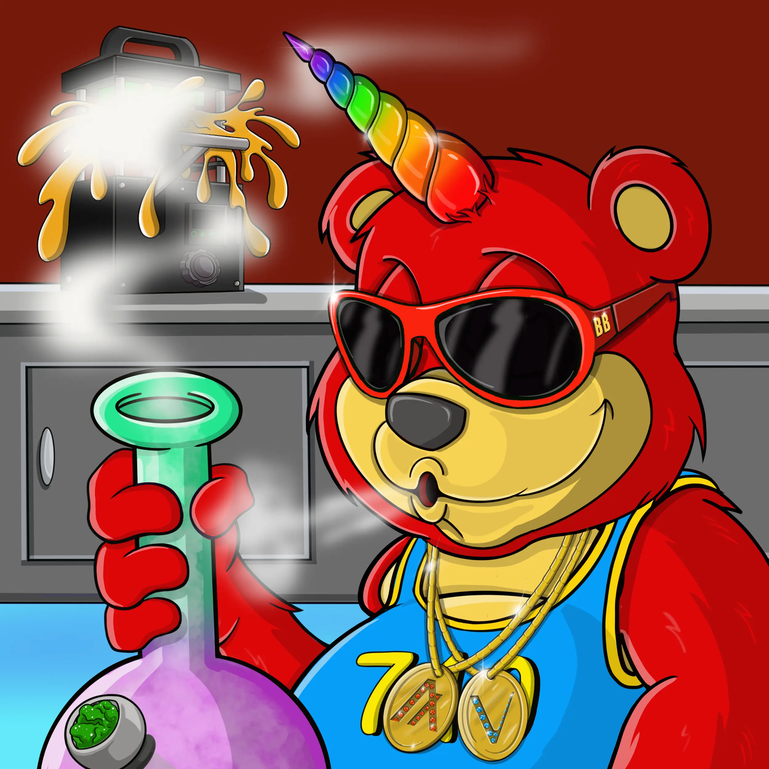 Burnin Bears #640 NFT on Algorand