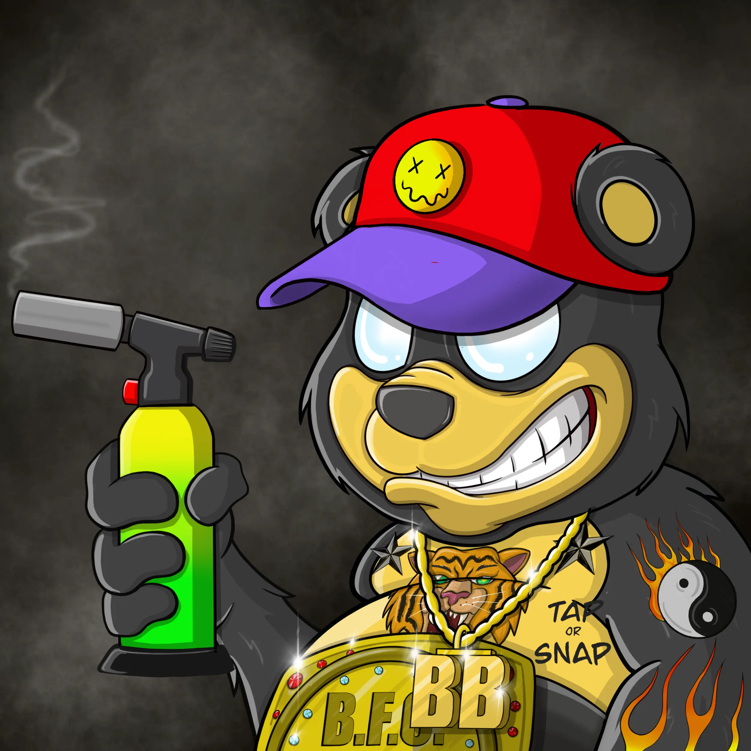 Burnin Bears #664 NFT on Algorand