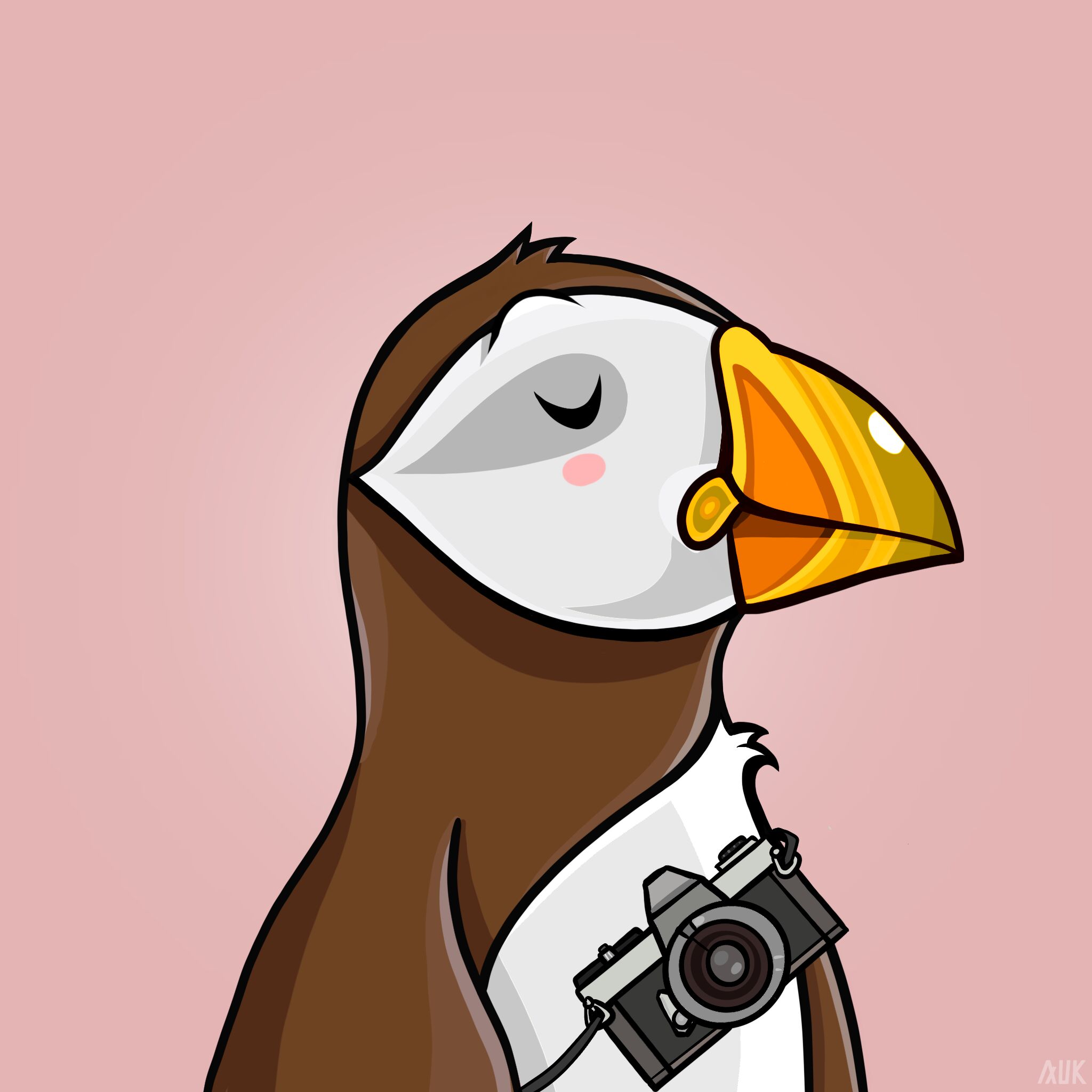 Poppin Puffins #4828 NFT on Algorand