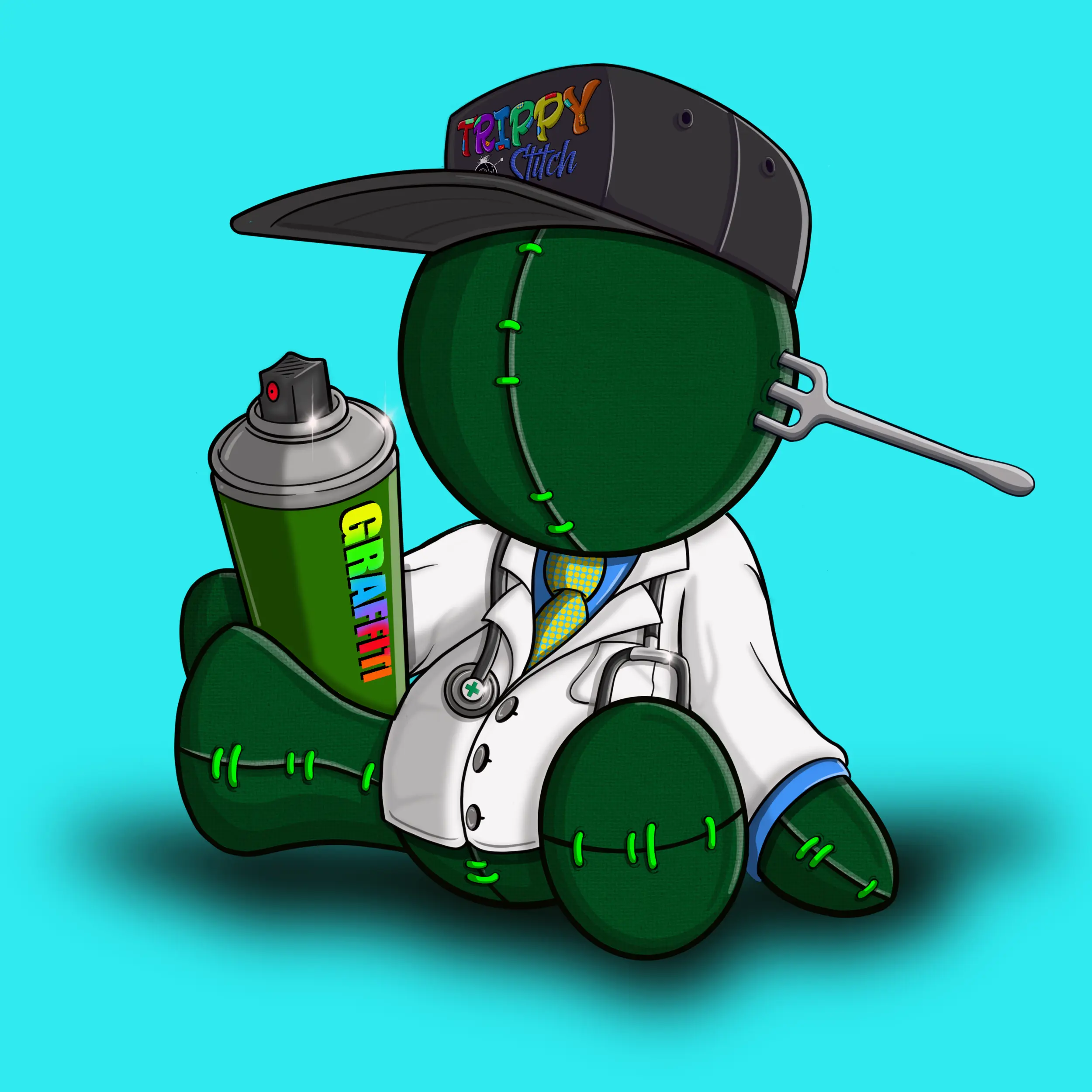 Trippy Stitch #1330 NFT on Algorand