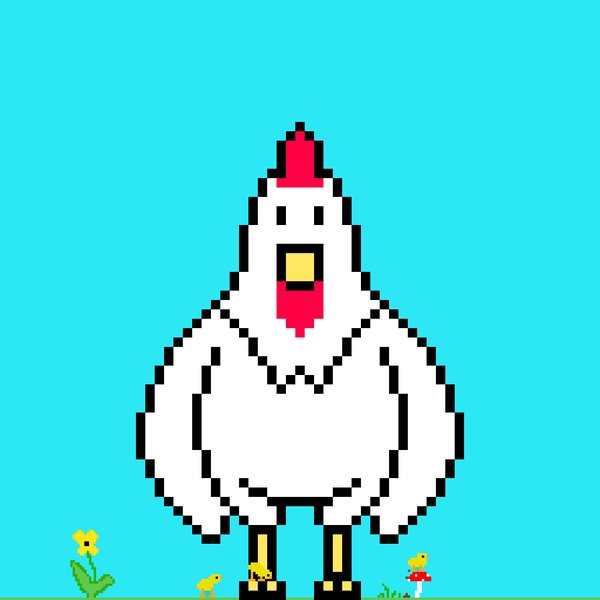 An image of Pixel Chicken #7