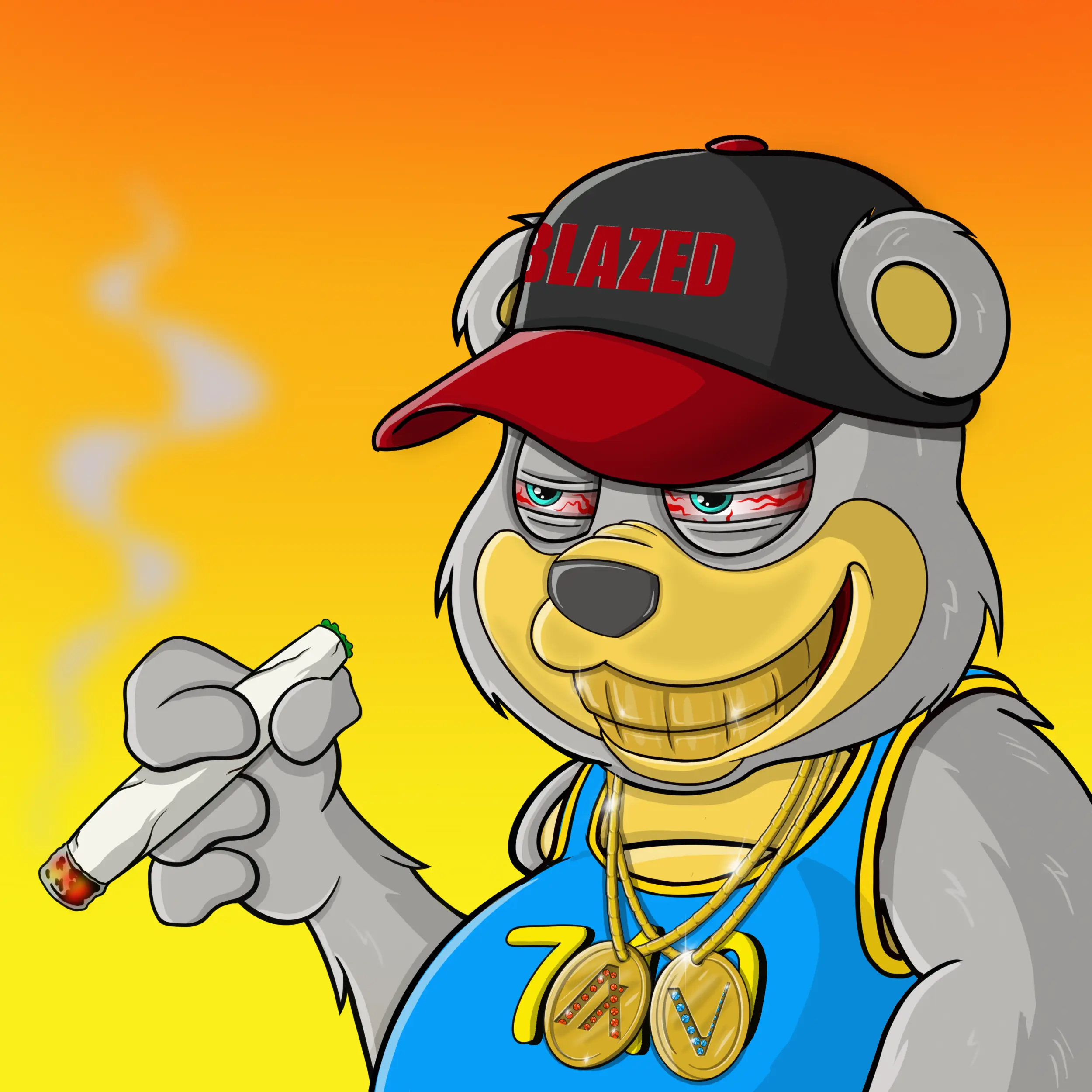 Burnin Bears #304 NFT on Algorand