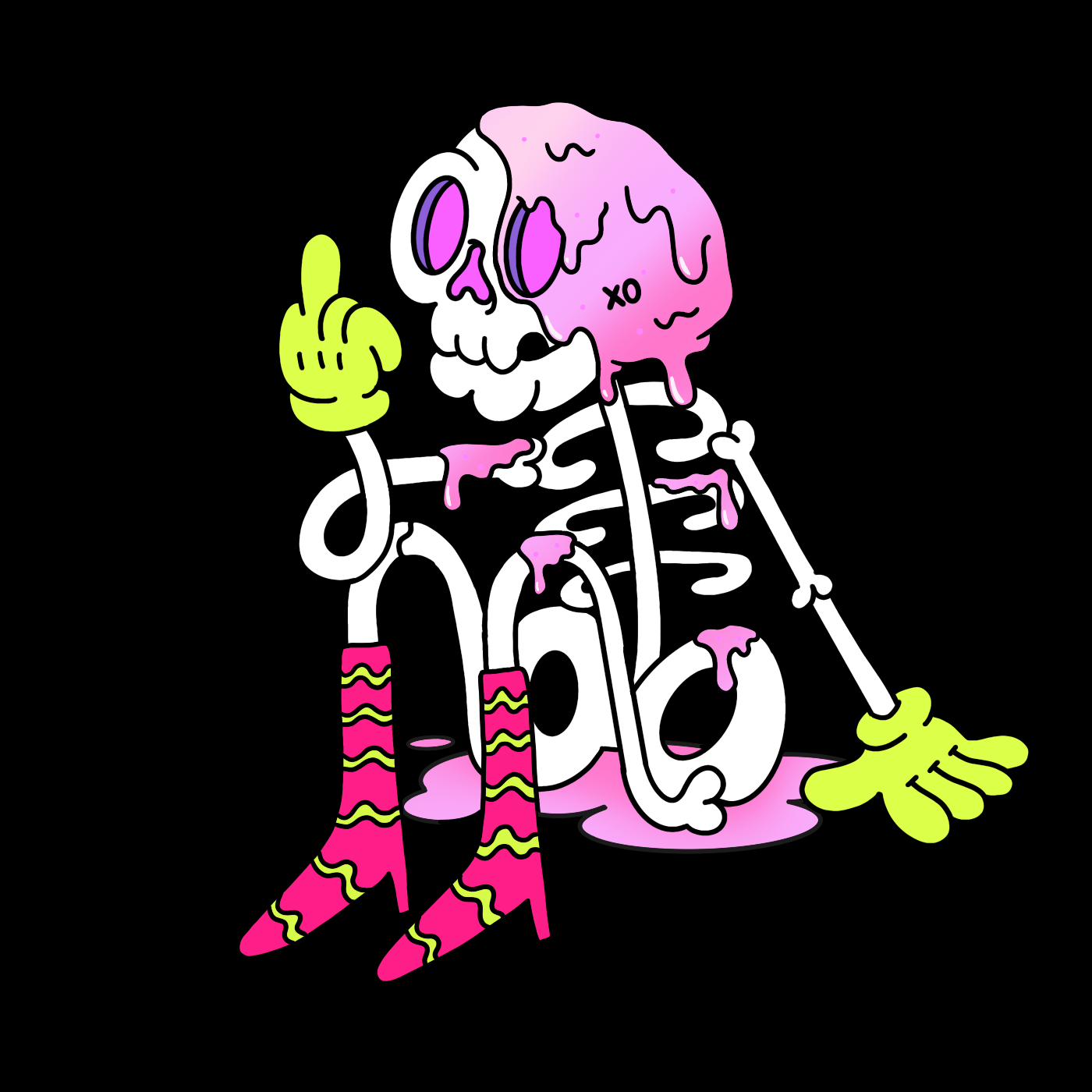 Gooey Skully #037 NFT on Algorand