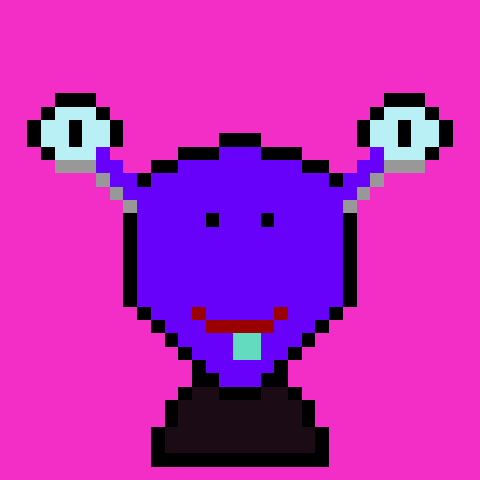 Retro Alien #005 NFT on Algorand