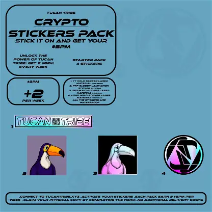 Tucan Tribe Crypto Stickers #395