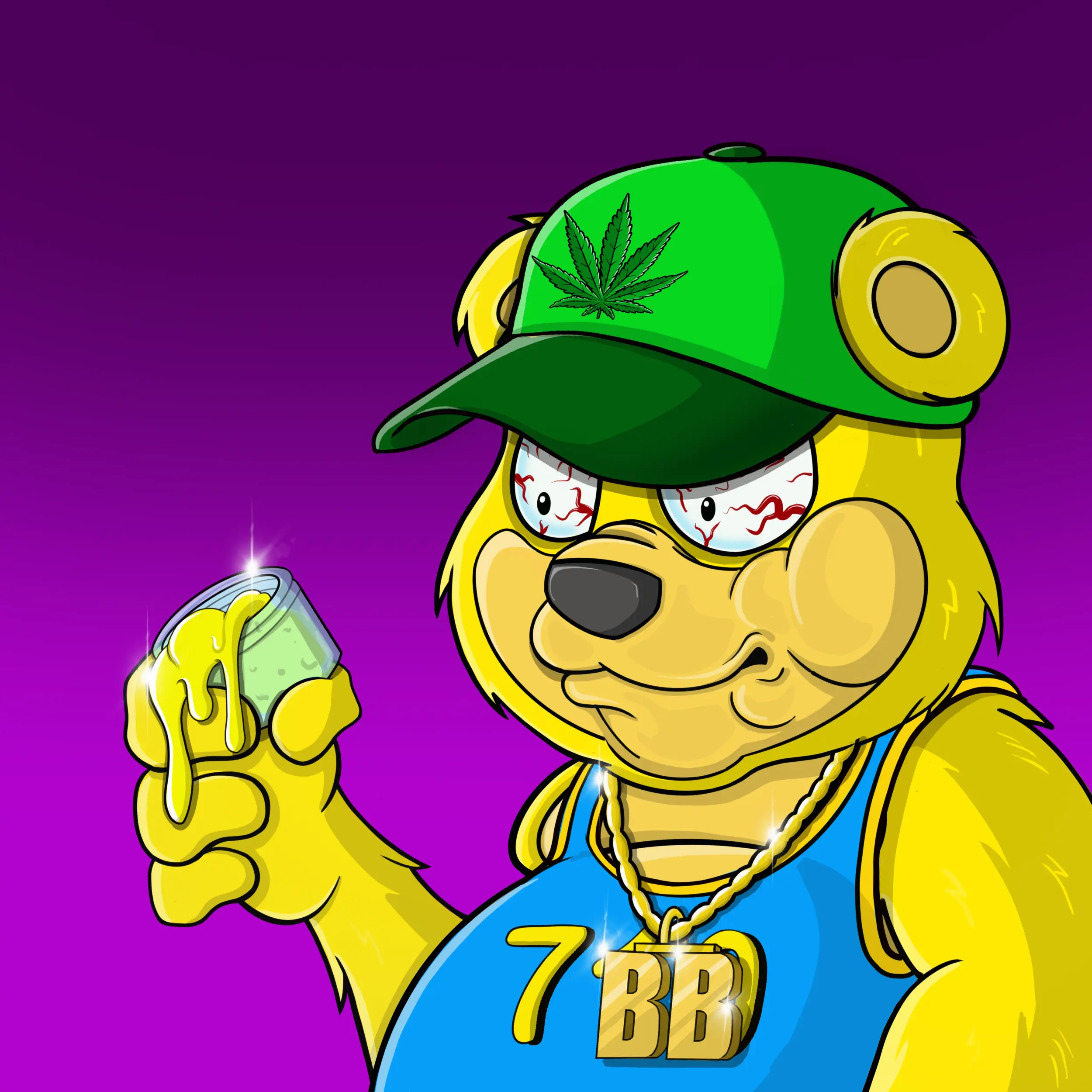 Burnin Bears #1121 NFT on Algorand