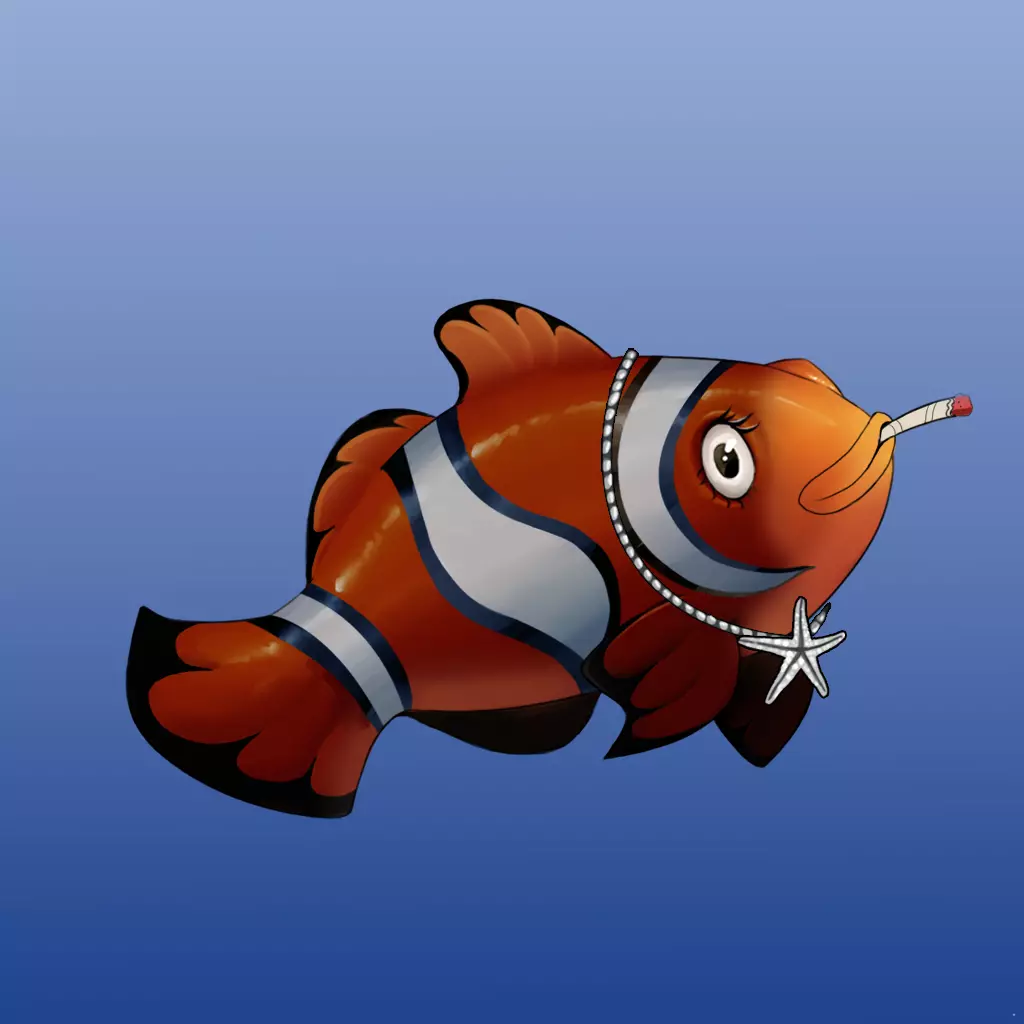 Clown Fish #347 NFT on Algorand