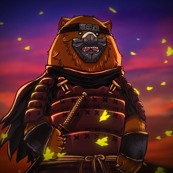 An image of (#036) Beary the Samurai