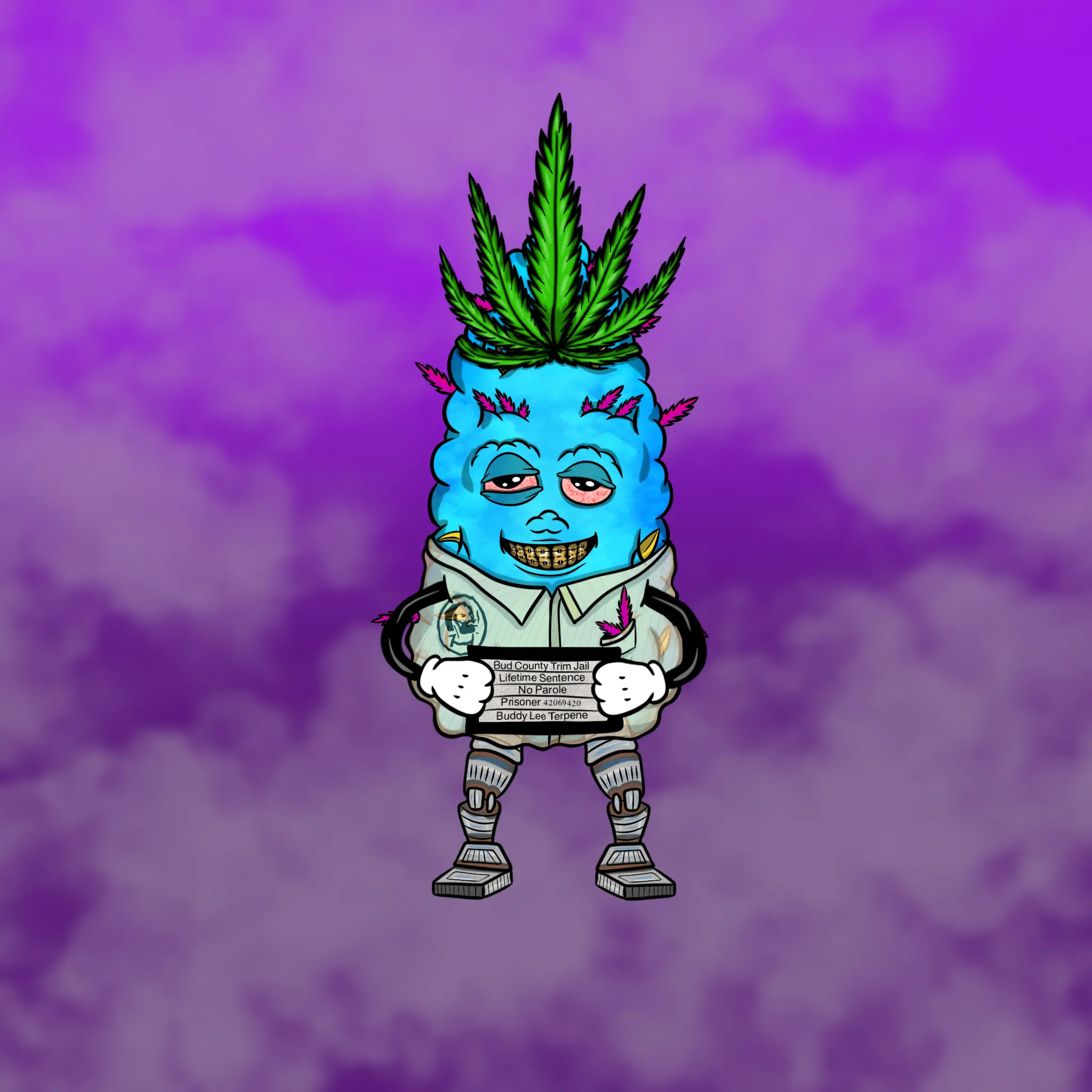 Blazing Budz #257 NFT on Algorand