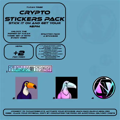 Tucan Tribe Crypto Stickers  #91