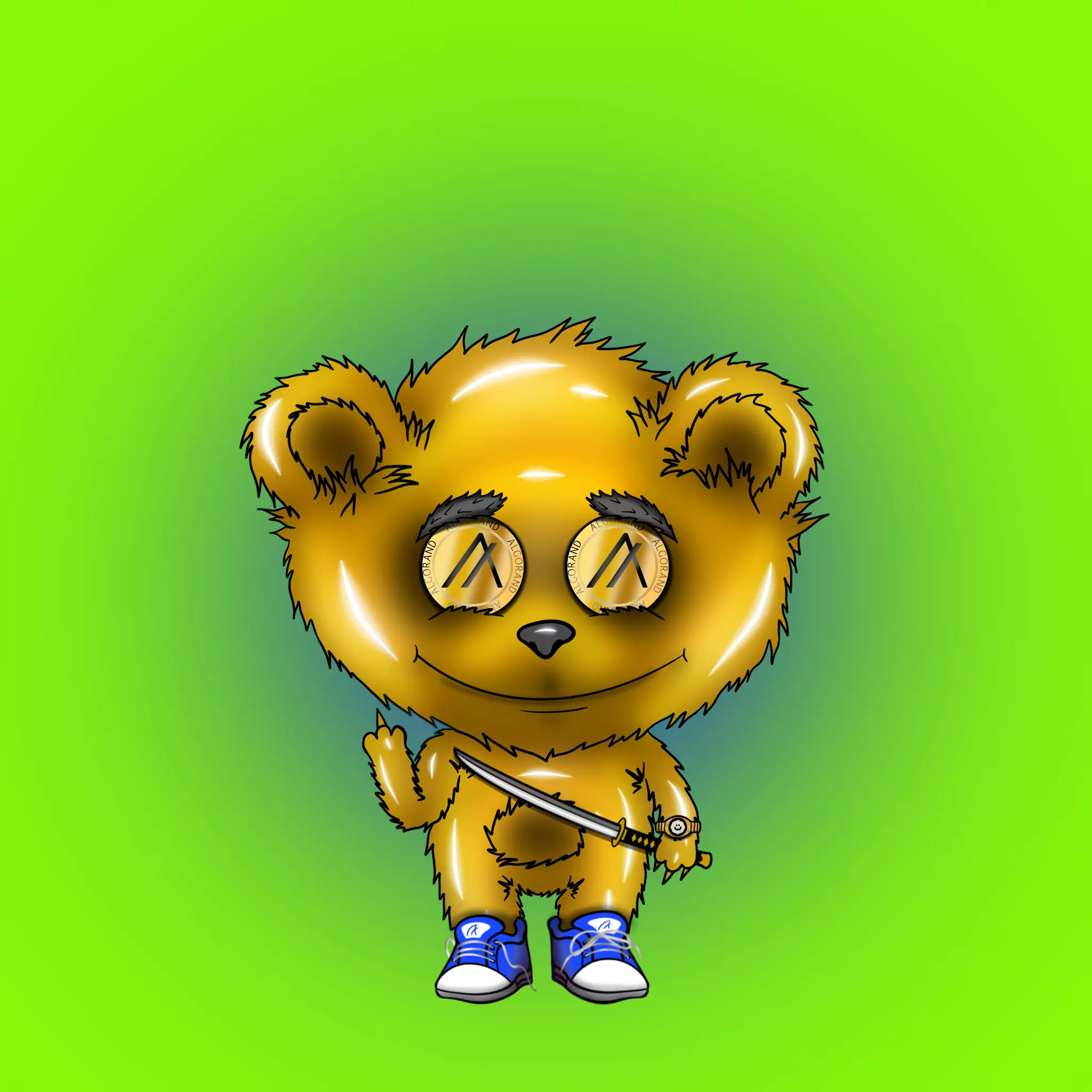 Sketchier Bears #86 NFT on Algorand