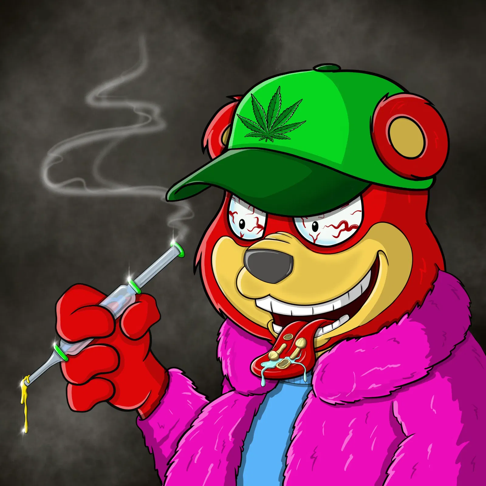 Burnin Bears #1128 NFT on Algorand