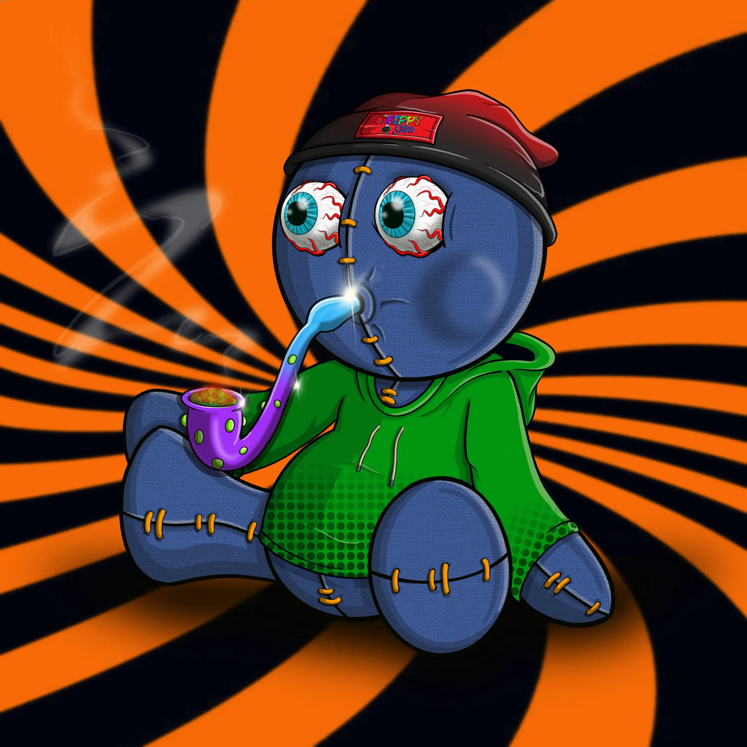 Trippy Stitch #1045 NFT on Algorand