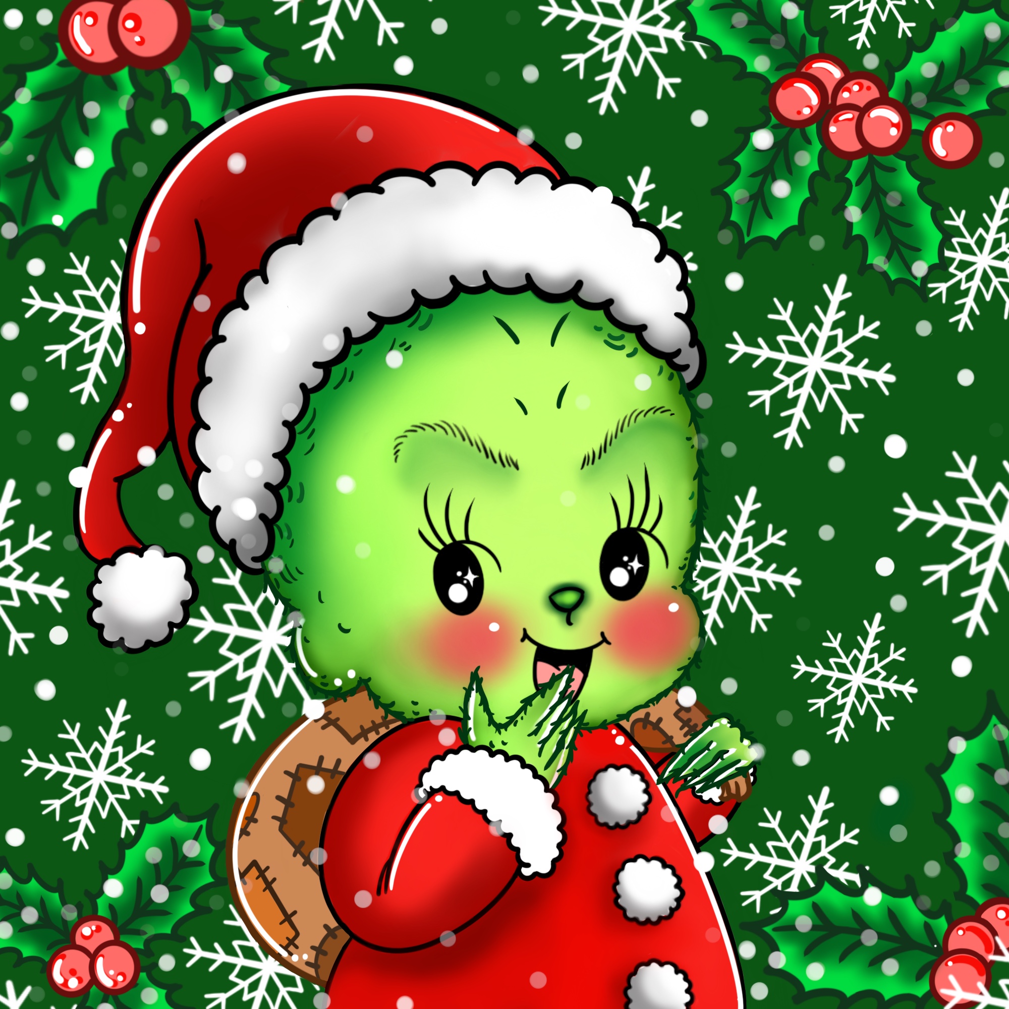 Crypto Cuties #009 - Grinch NFT on Algorand