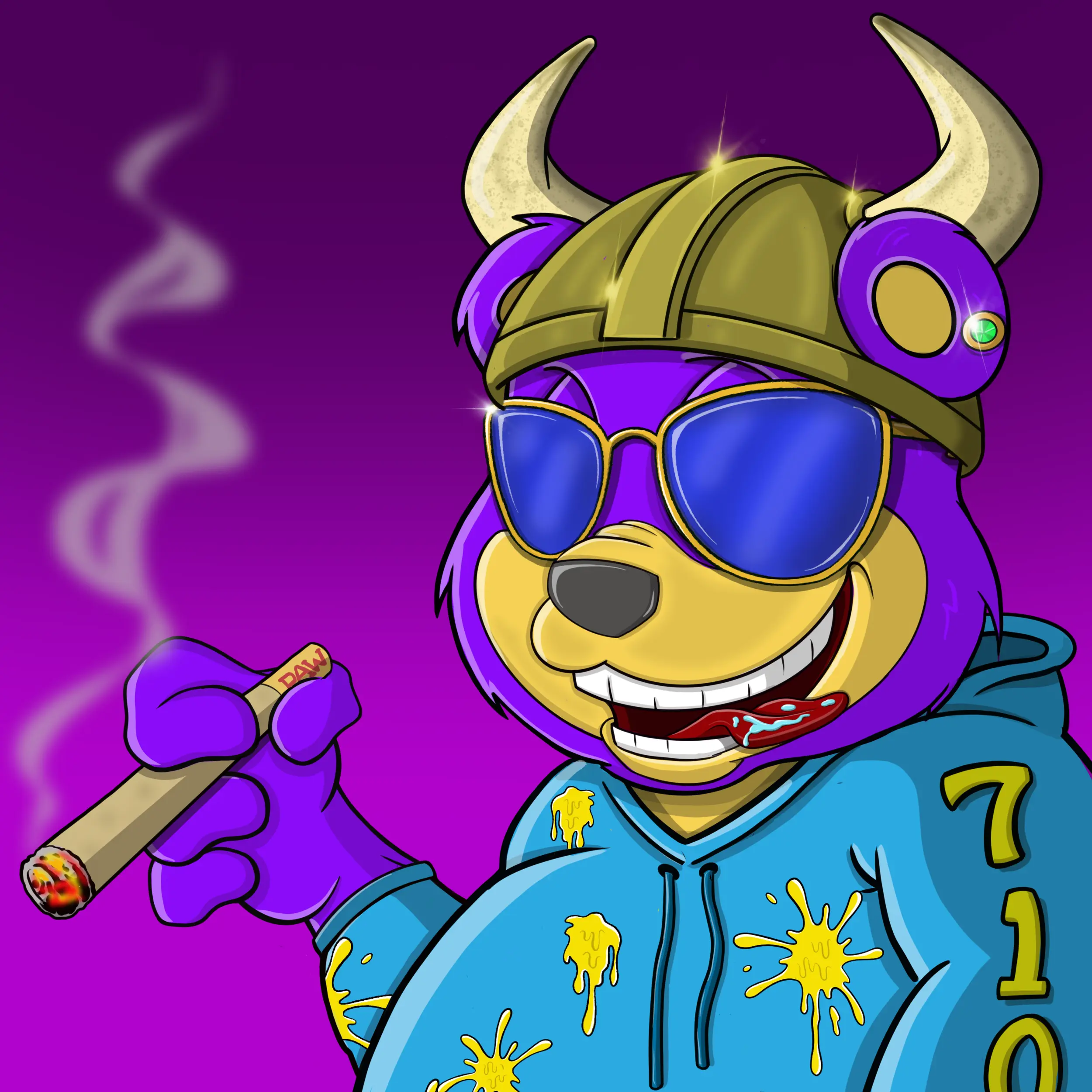 Burnin Bears #714 NFT on Algorand