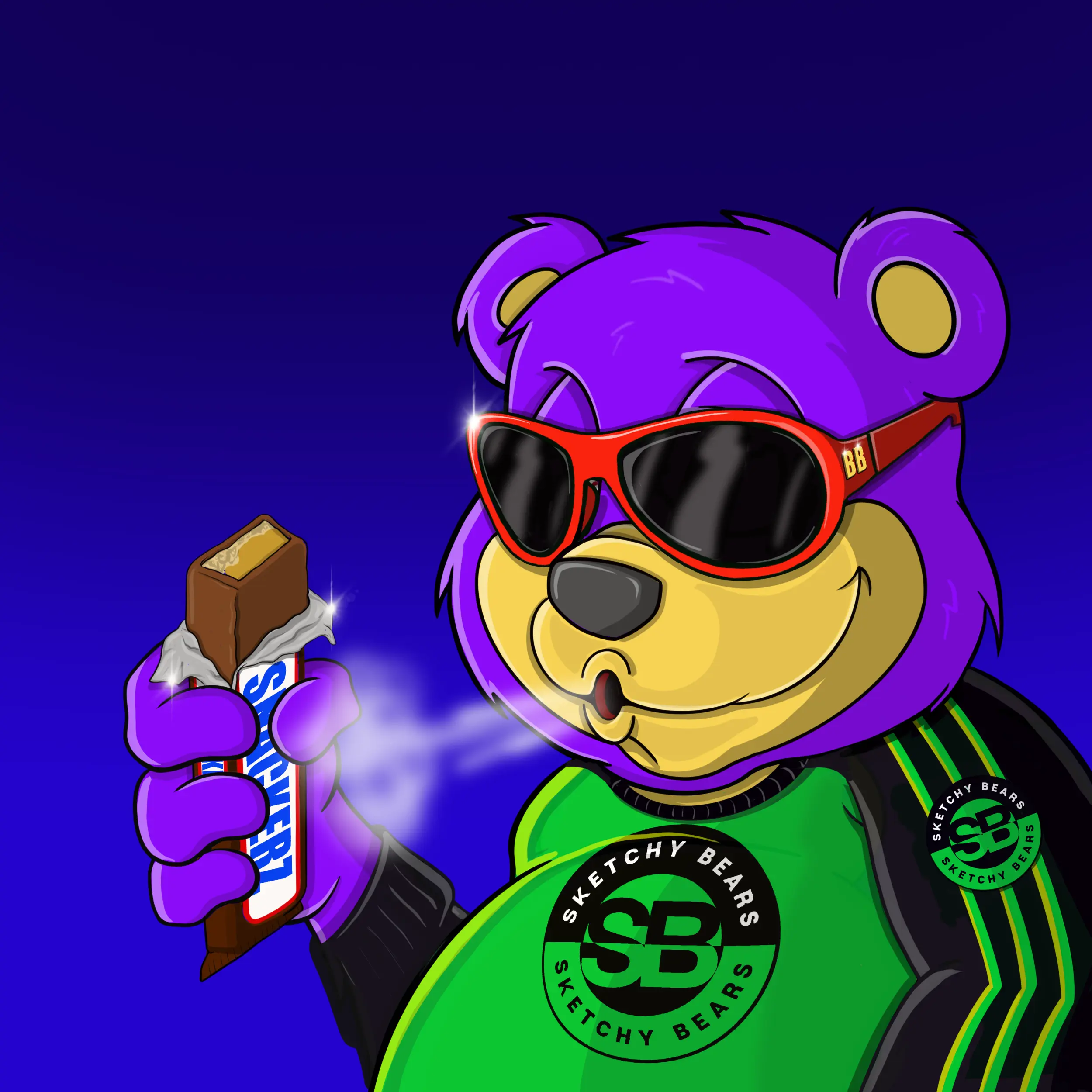 Burnin Bears #487 NFT on Algorand