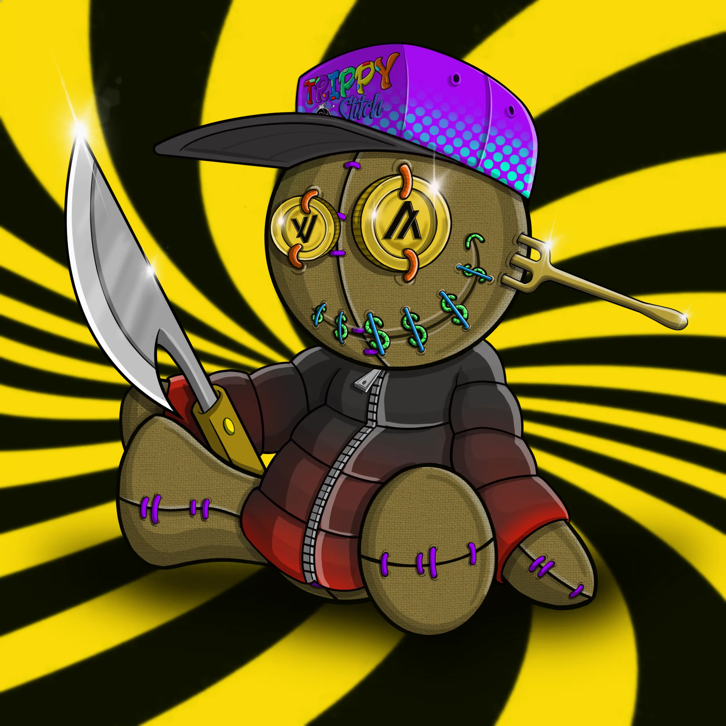 Trippy Stitch #763 NFT on Algorand