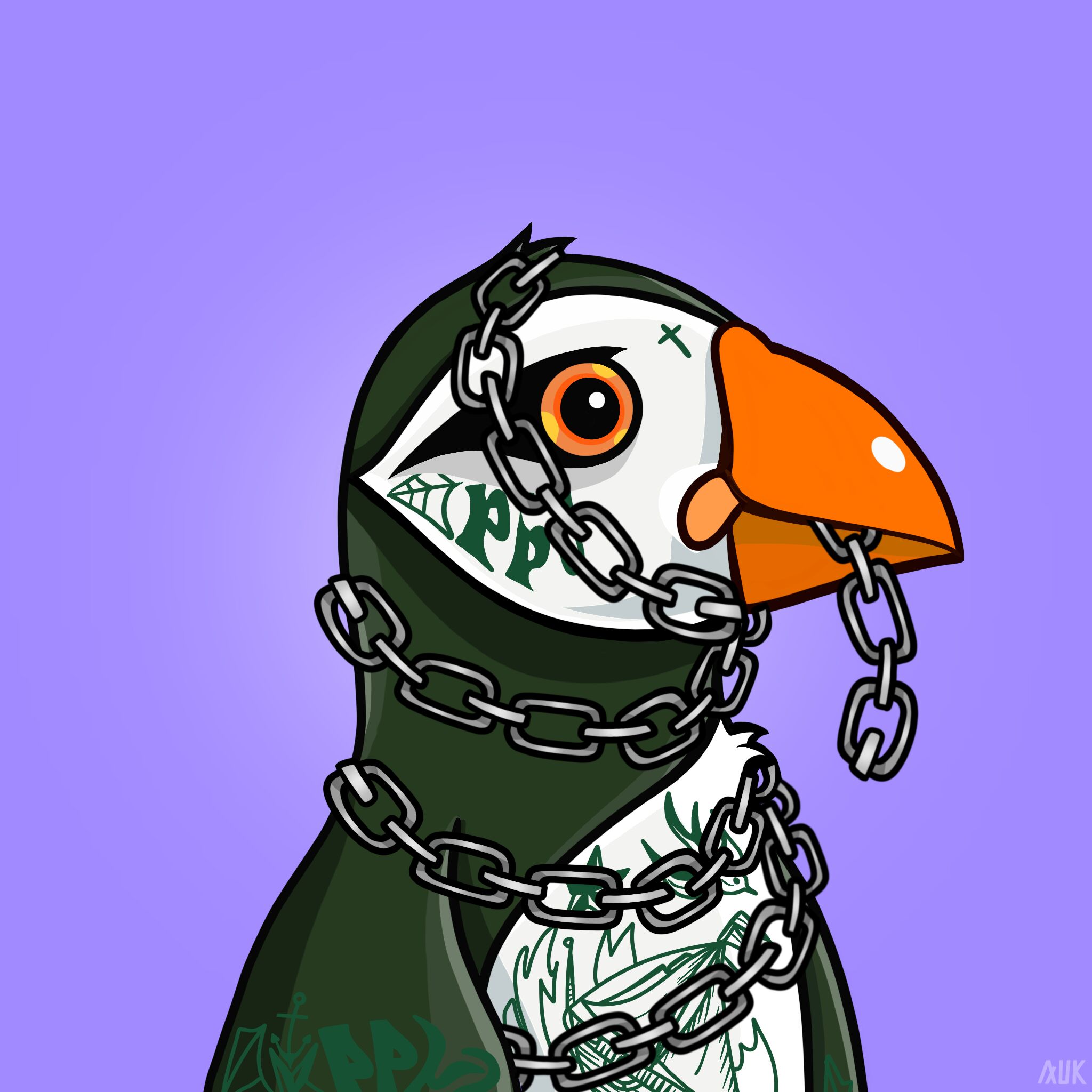 Poppin Puffins #4823 NFT on Algorand