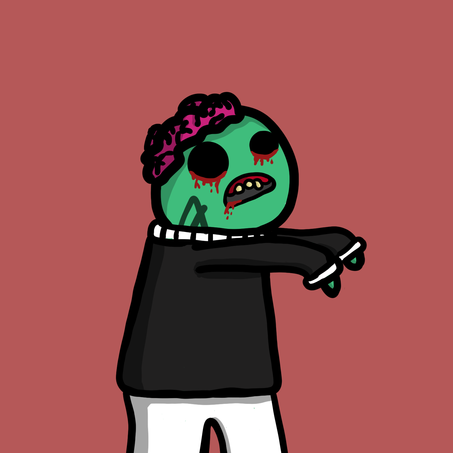 Sad Zombeez #7 NFT on Algorand