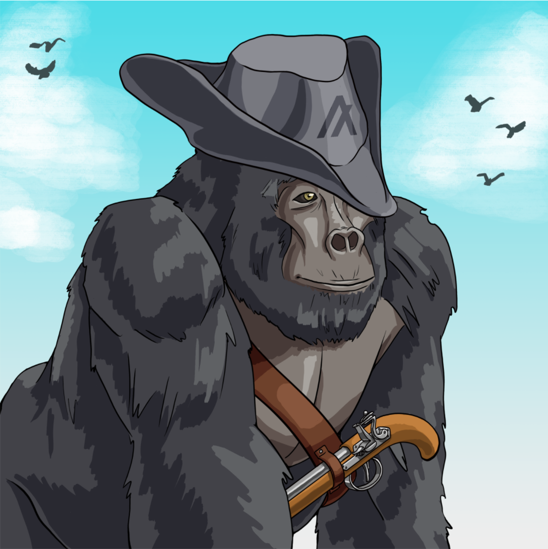 (Buccaneer)Algorilla#21 NFT on Algorand