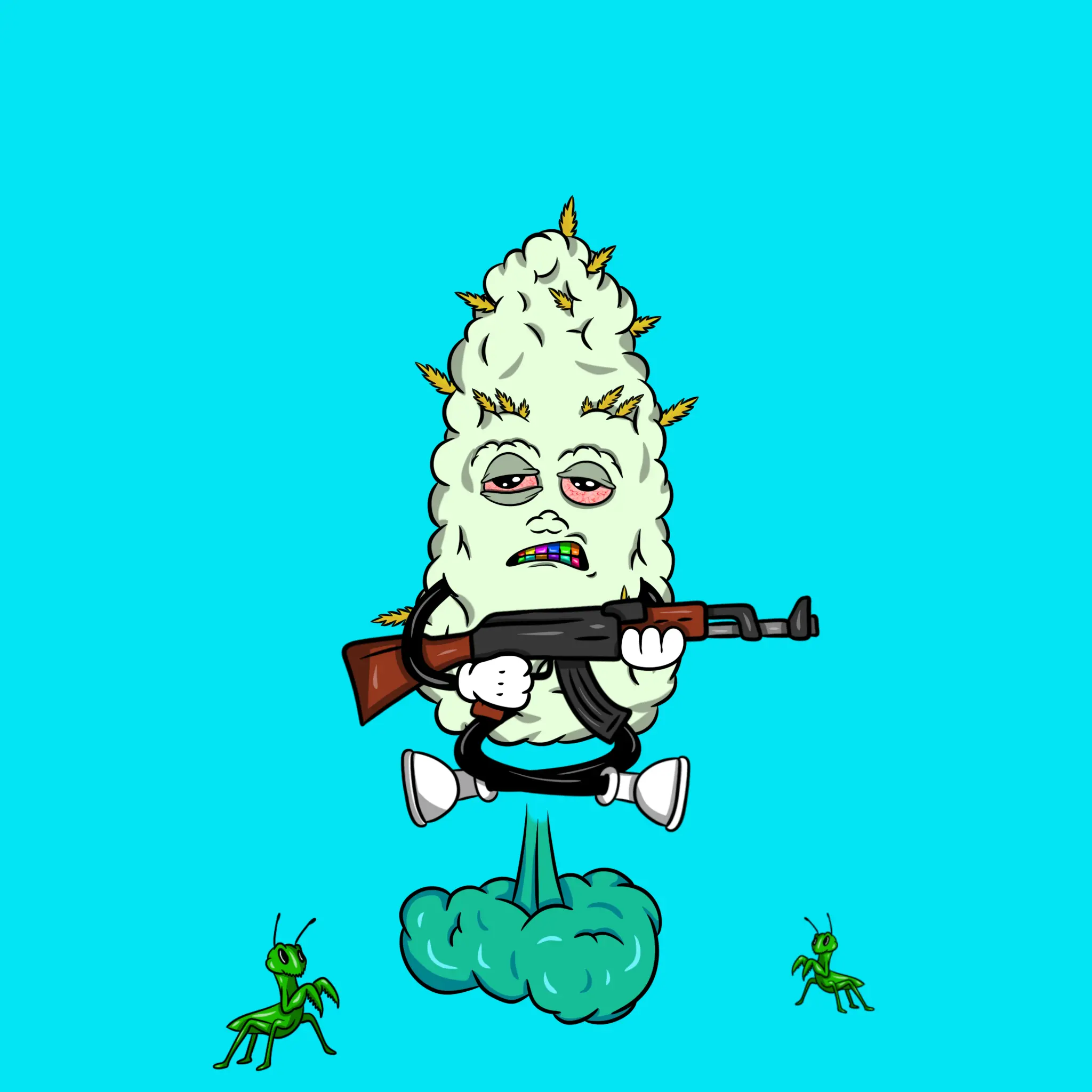 Blazing Budz #253 NFT on Algorand