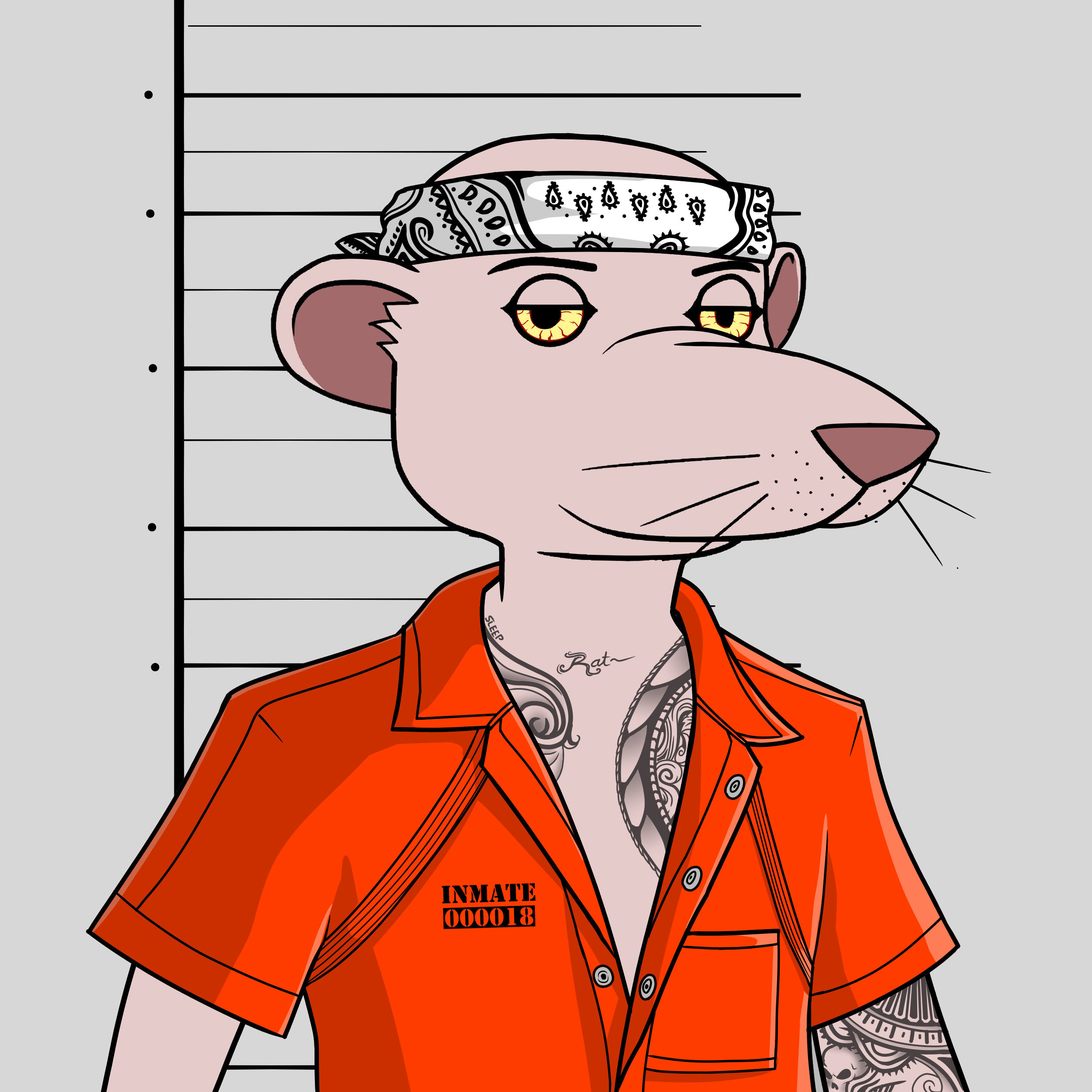 CheekyRodent #18 NFT on Algorand