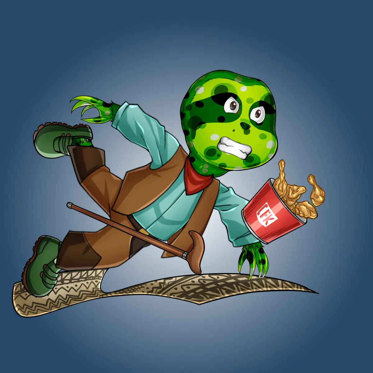 Rug Friends  #6422 NFT on Algorand