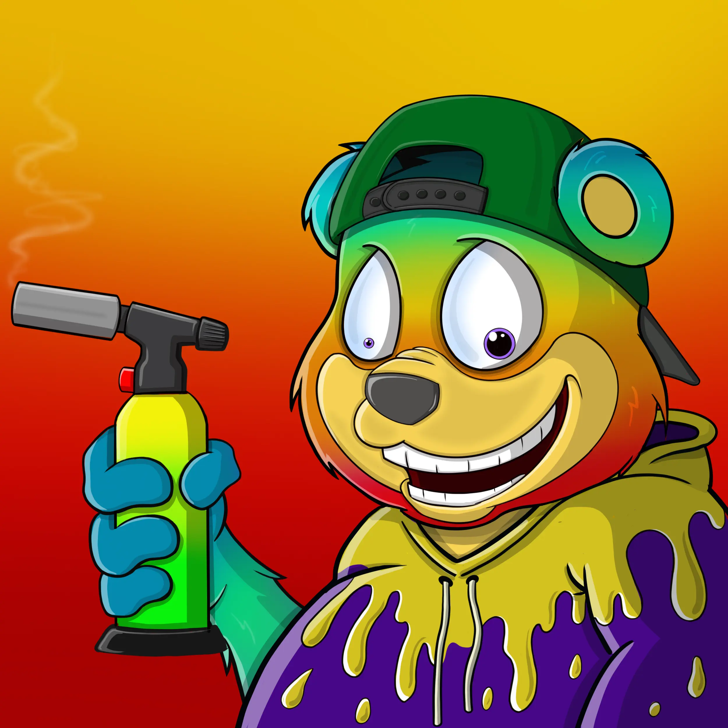 Burnin Bears #1564 NFT on Algorand