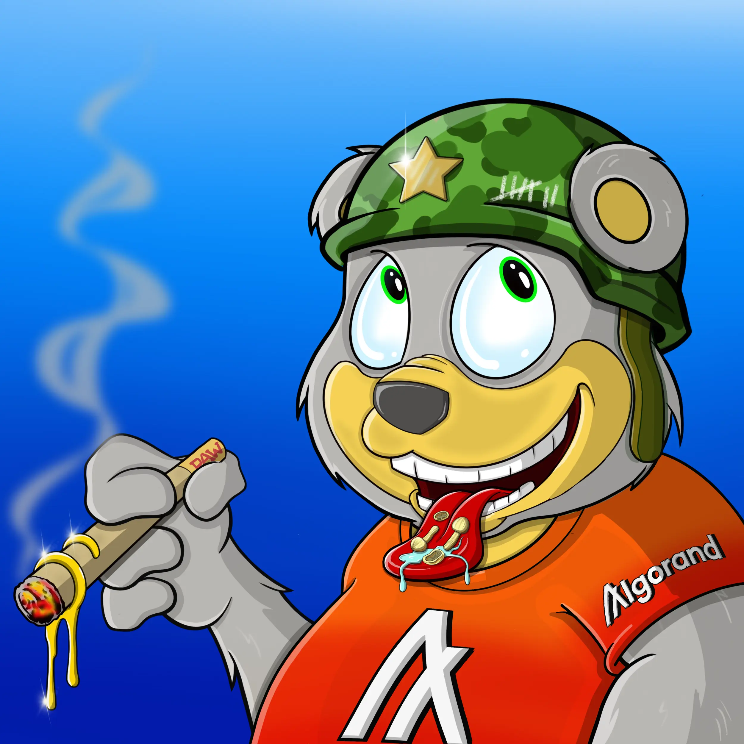 Burnin Bears #318 NFT on Algorand