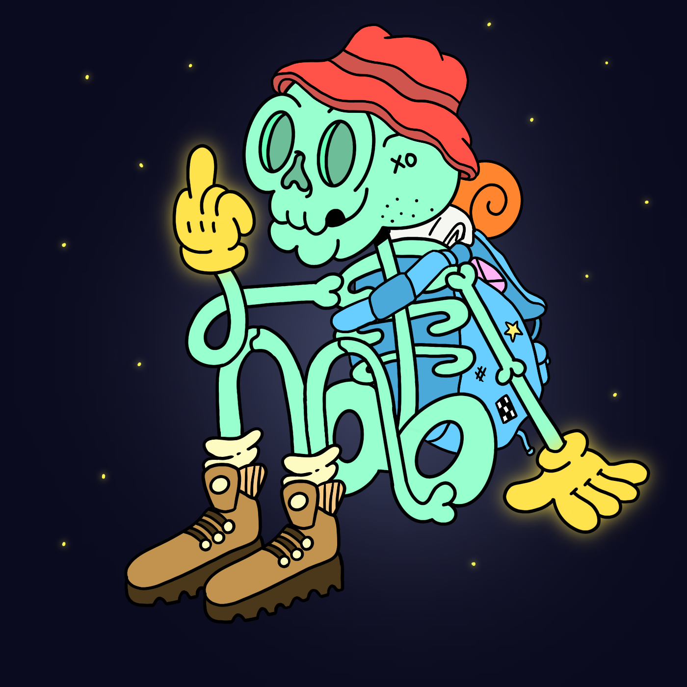Camper Skully #058 NFT on Algorand