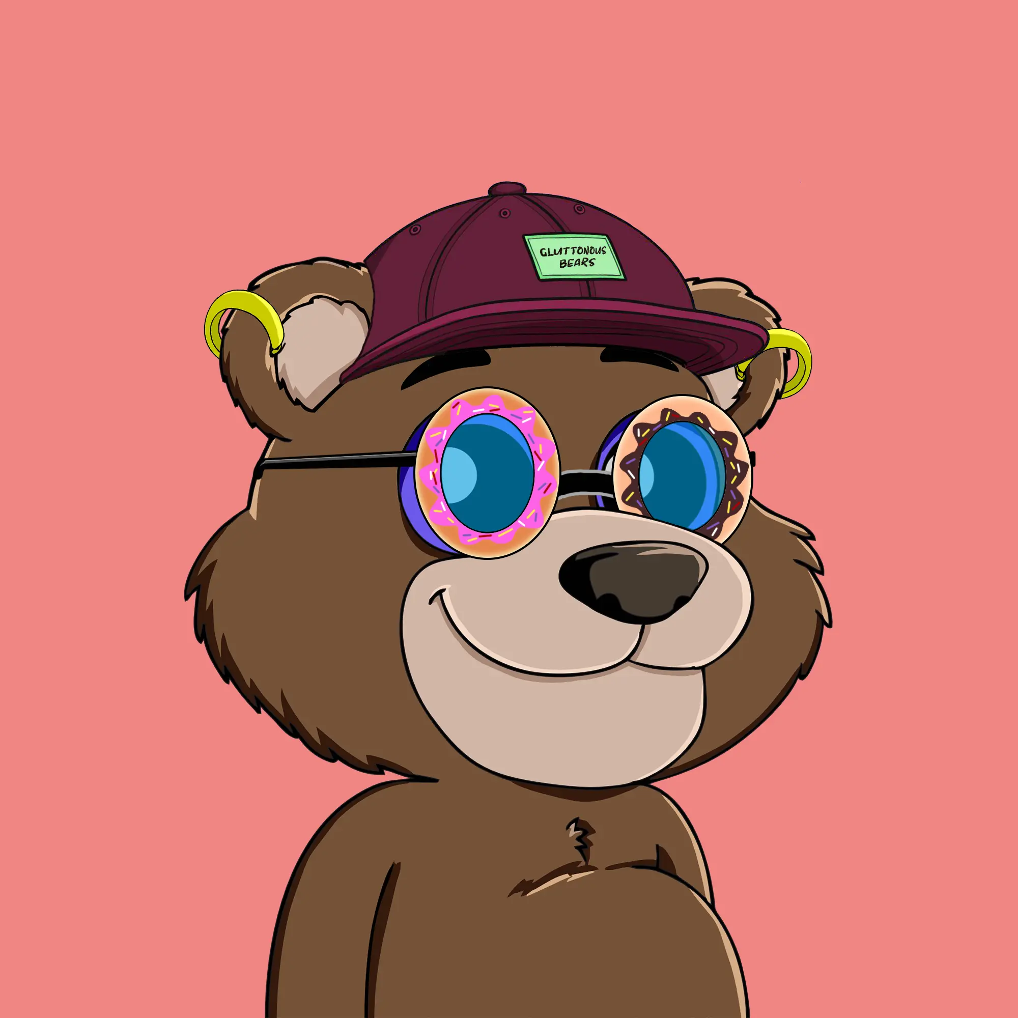 Gluttonous Bears #258 NFT on Algorand