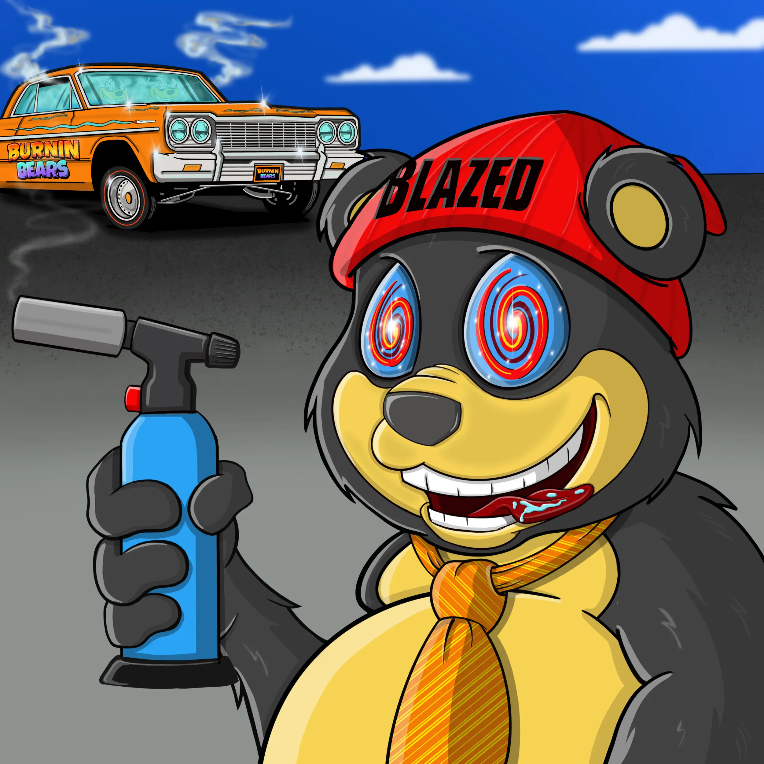 Burnin Bears #1415 NFT on Algorand