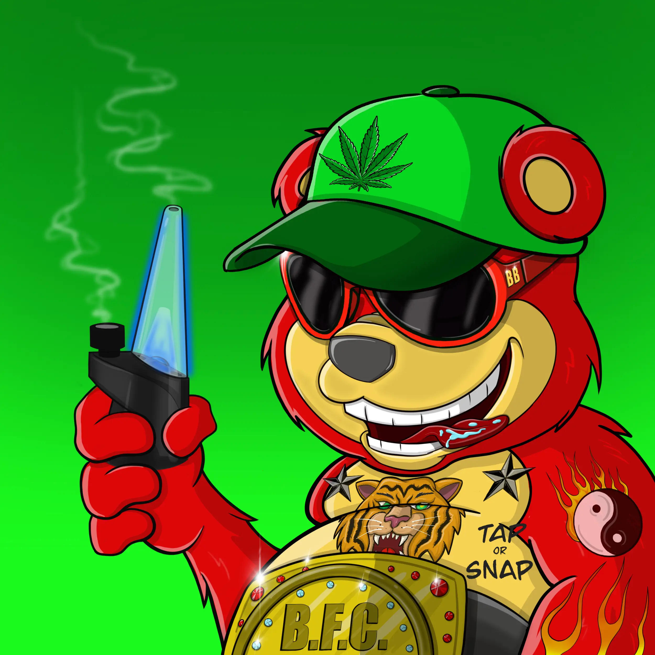 Burnin Bears #320 NFT on Algorand