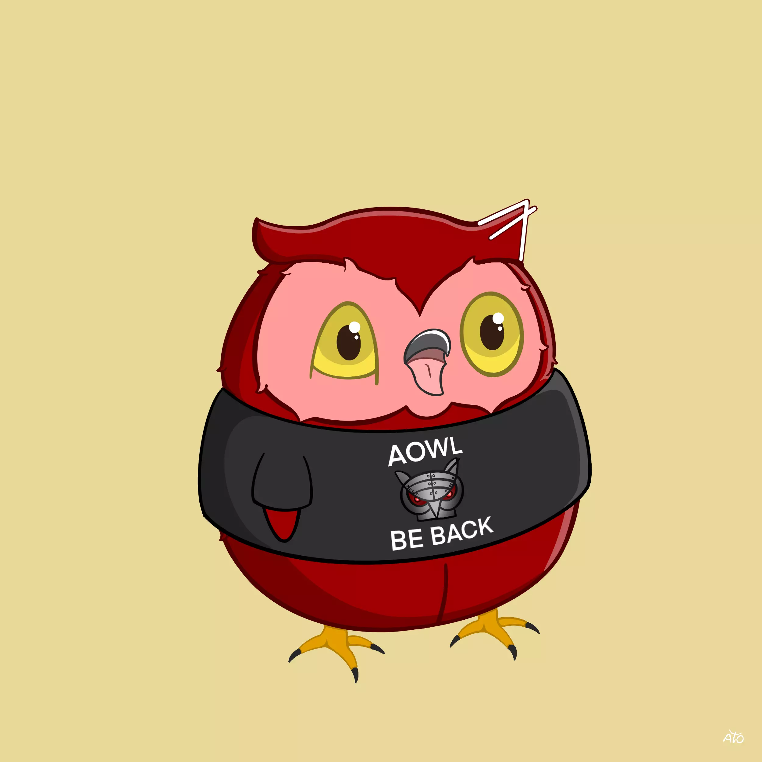 Baby Hoot Group #3663 NFT on Algorand