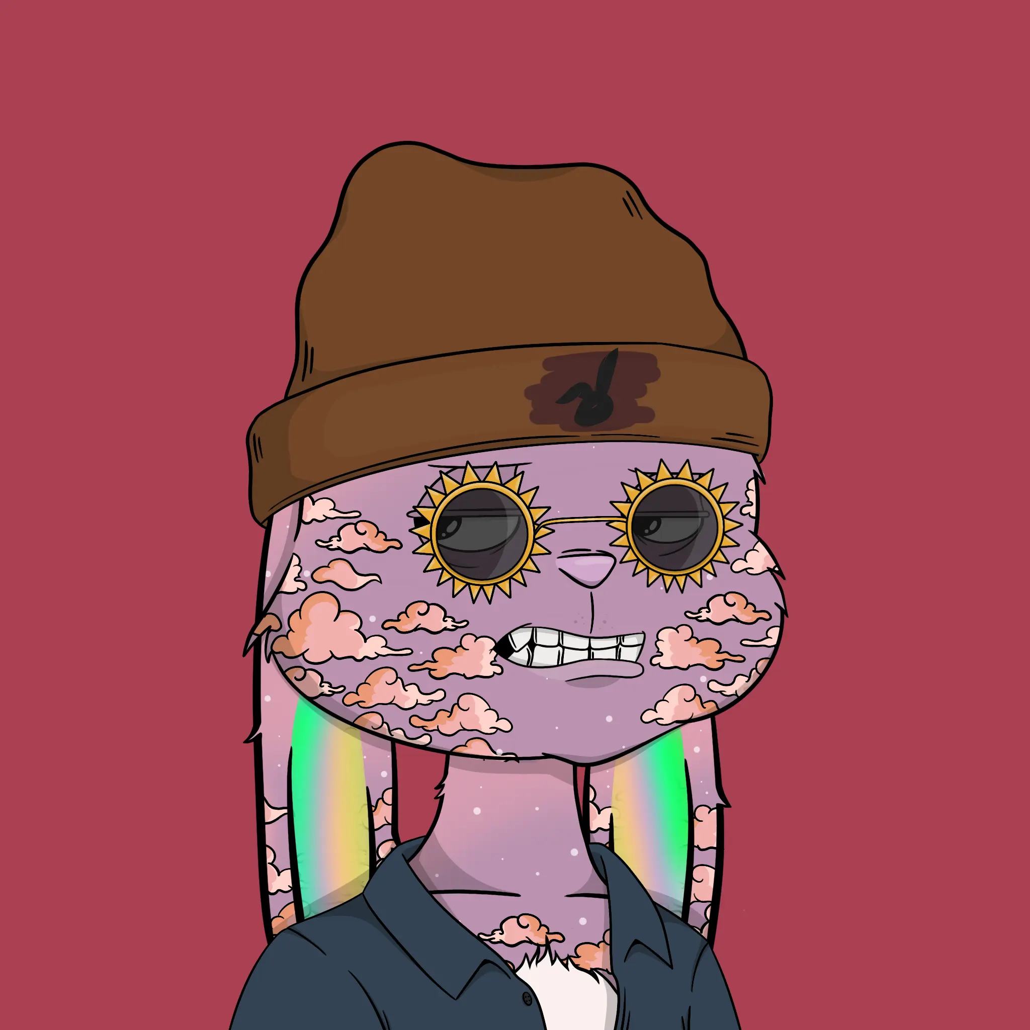 Bad Bunny Society #3166 NFT on Algorand