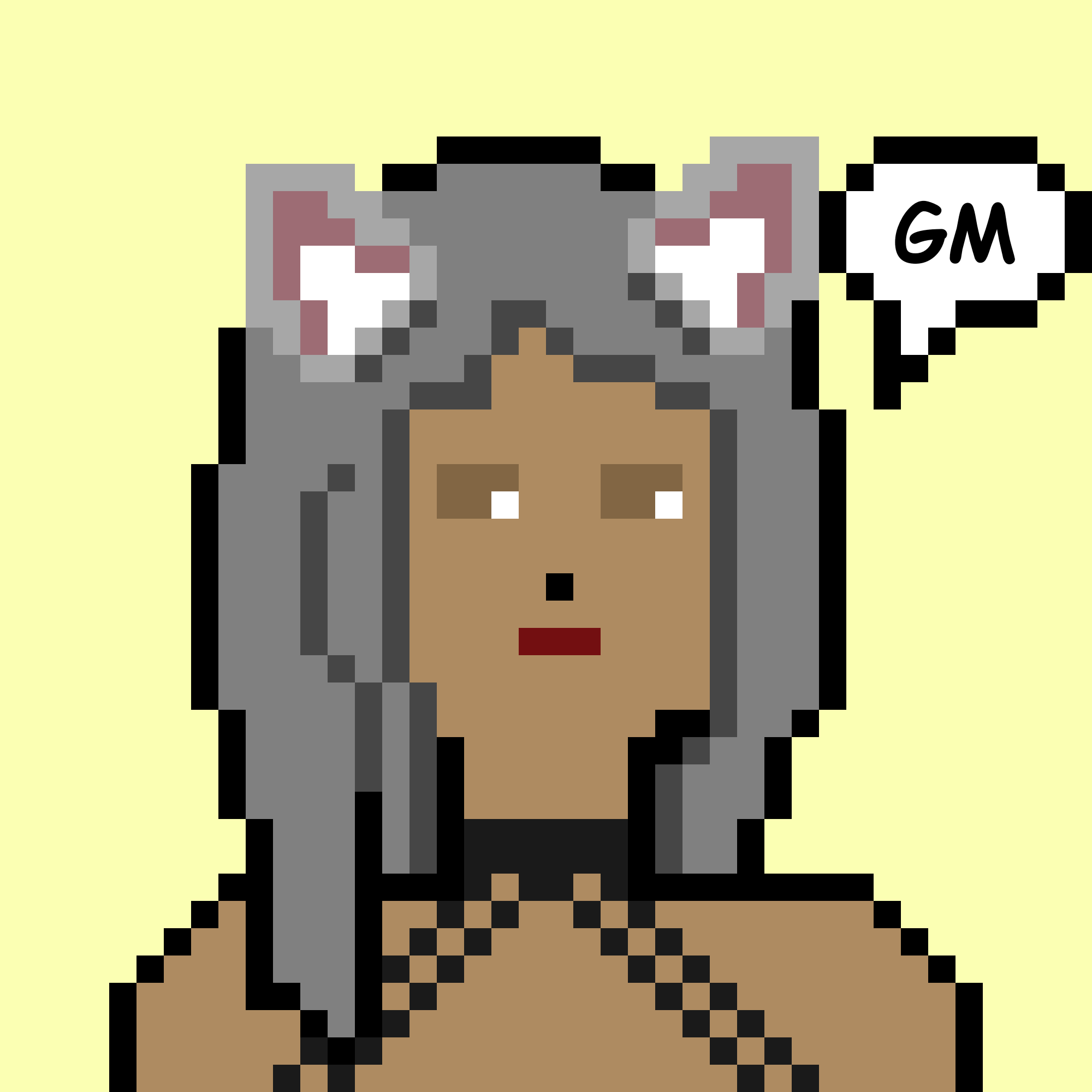 Catgirl Collection #498 NFT on Algorand