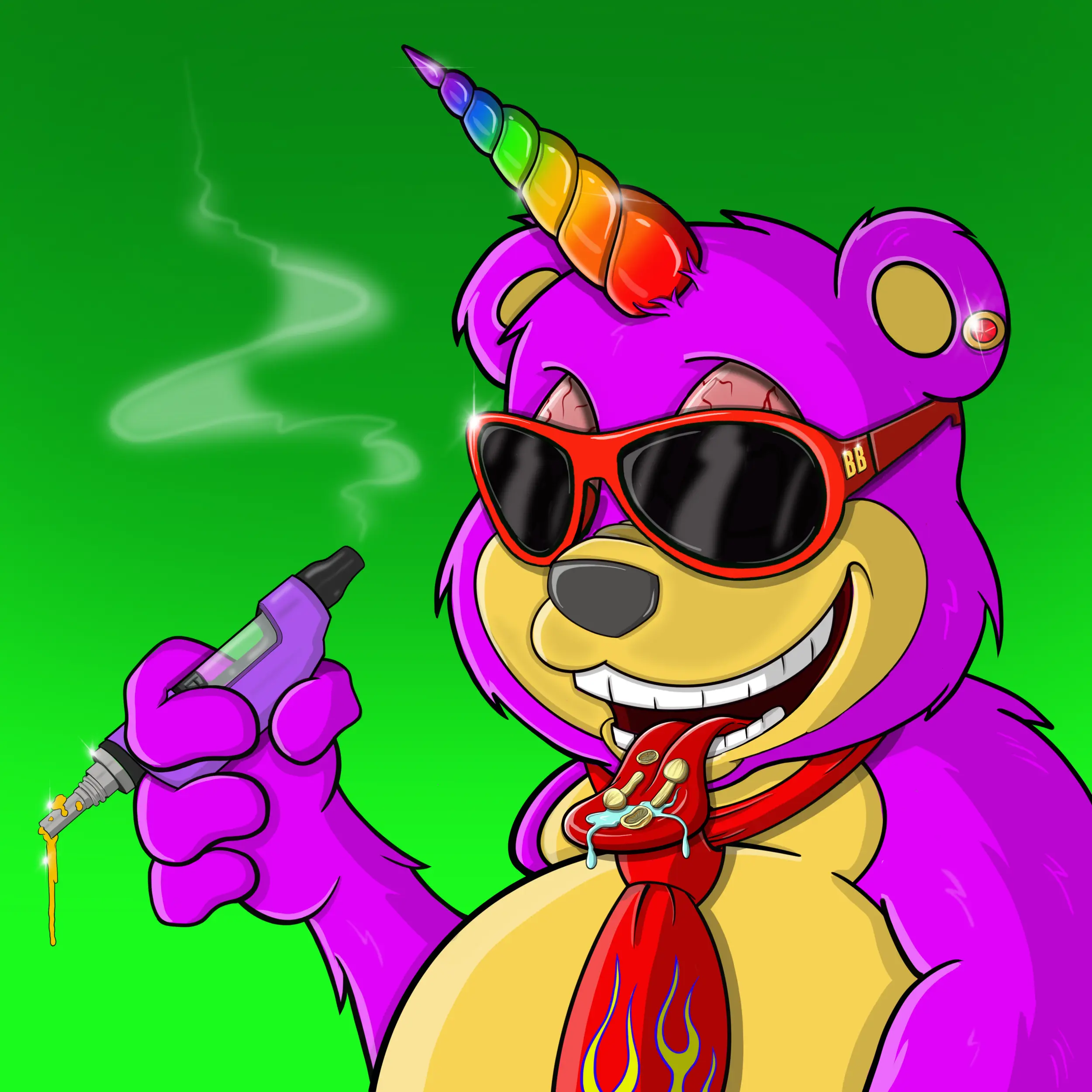 Burnin Bears #651 NFT on Algorand