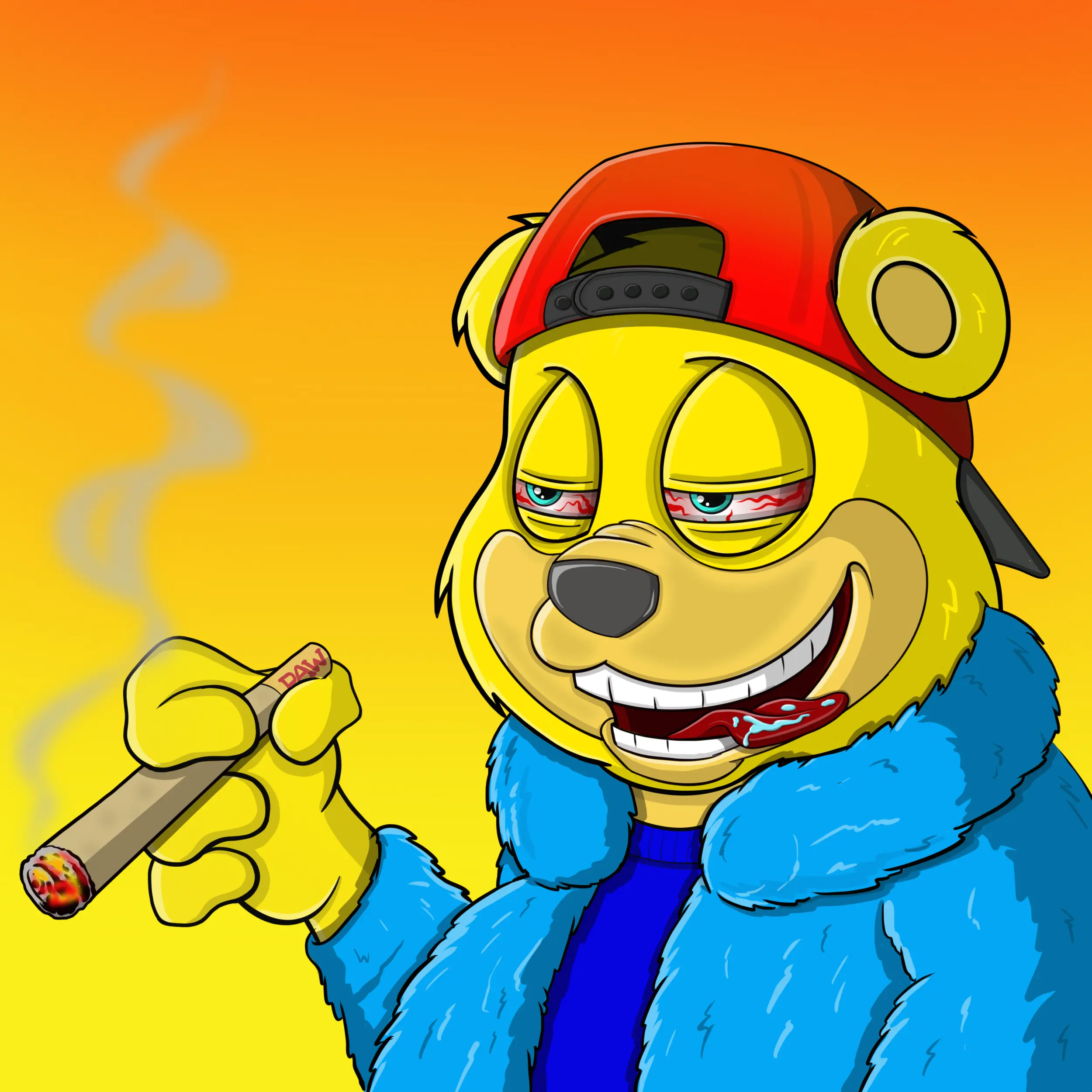 Burnin Bears #820 NFT on Algorand