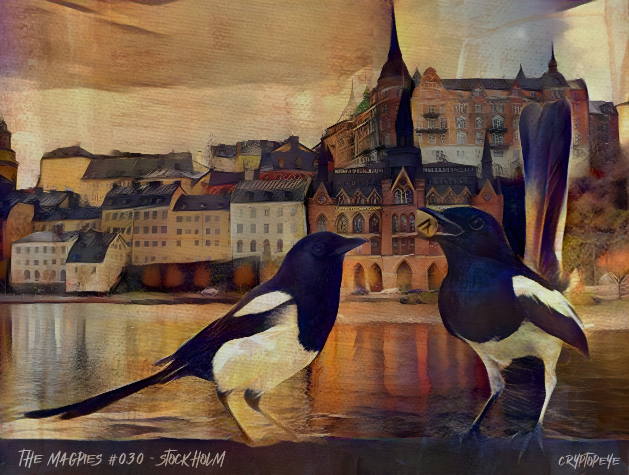 The Magpies #030 - Stockholm NFT on Algorand