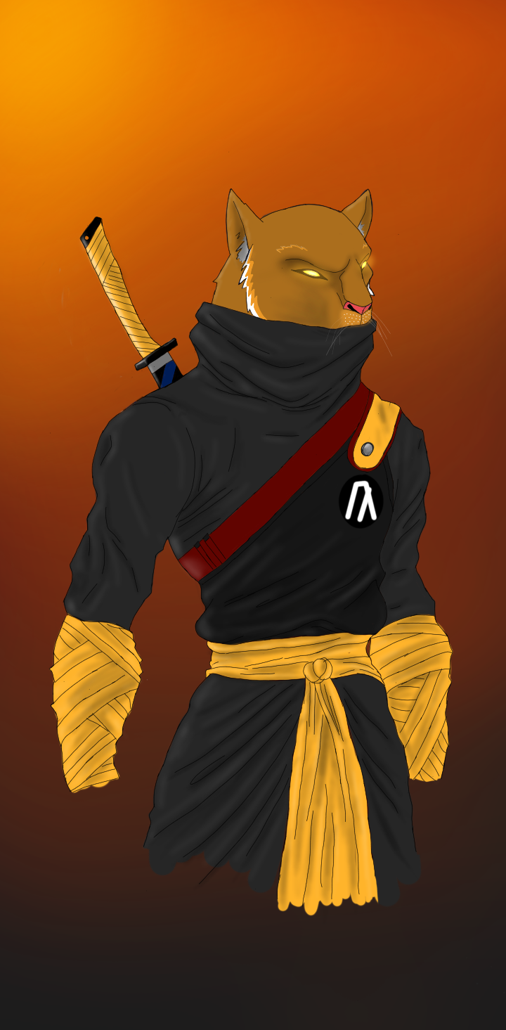 Gold cat NFT on Algorand