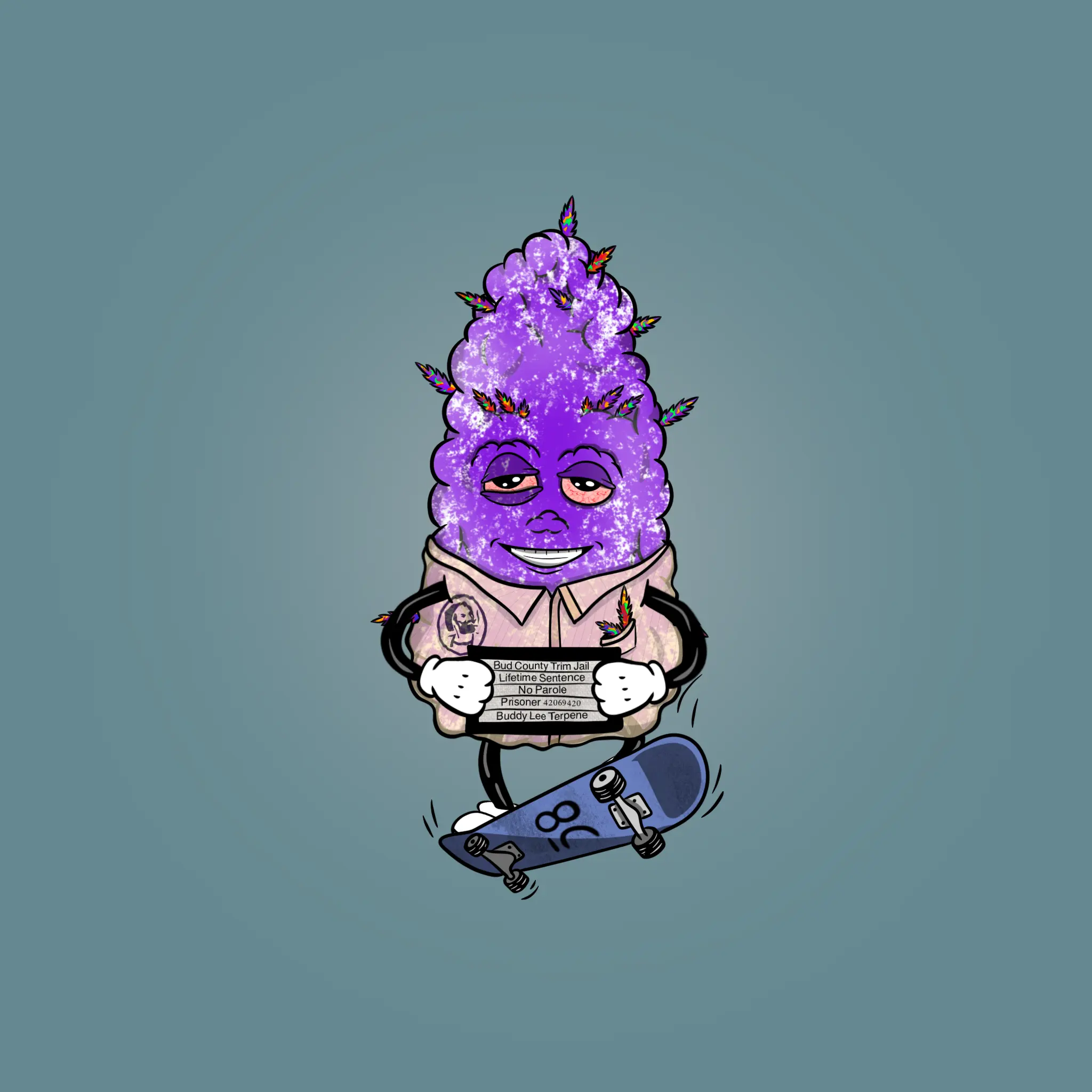 Blazing Budz #356 NFT on Algorand