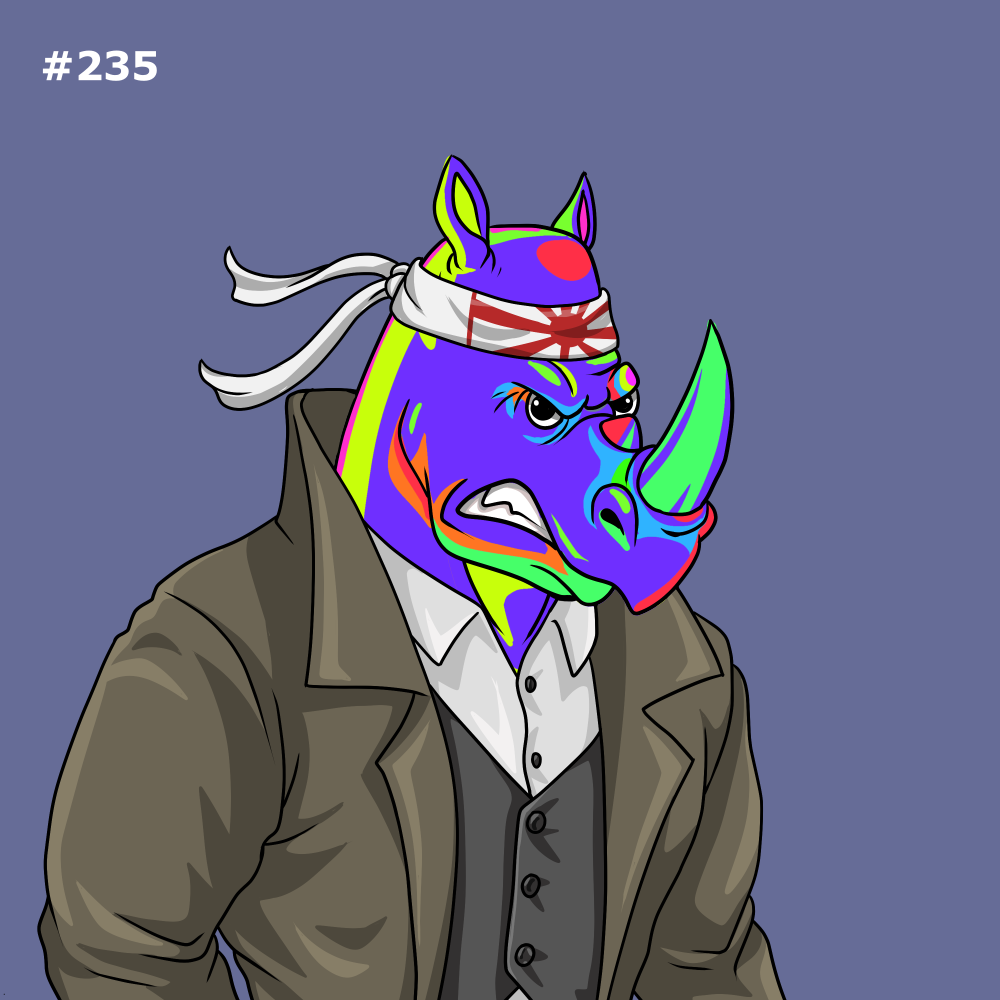 Rowdy Rhino #235 NFT on Algorand
