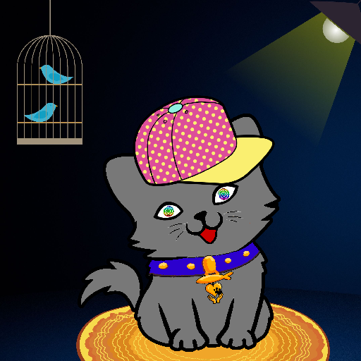 Happy Hoomens Cat#0318 NFT on Algorand